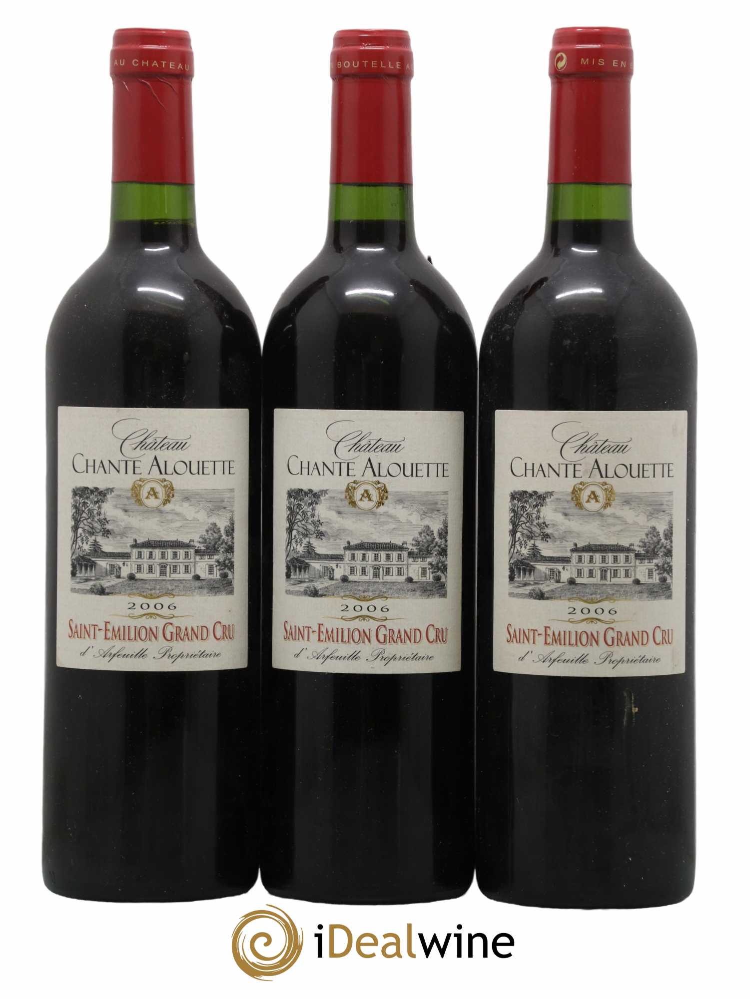 Saint-Émilion Grand Cru Château Chante Alouette 2006 - Lot de 3 bouteilles - 0