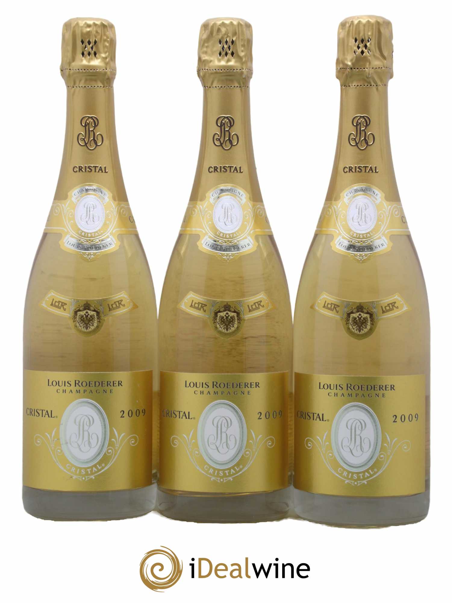 Cristal Louis Roederer 2009 - Lot de 3 bouteilles - 0