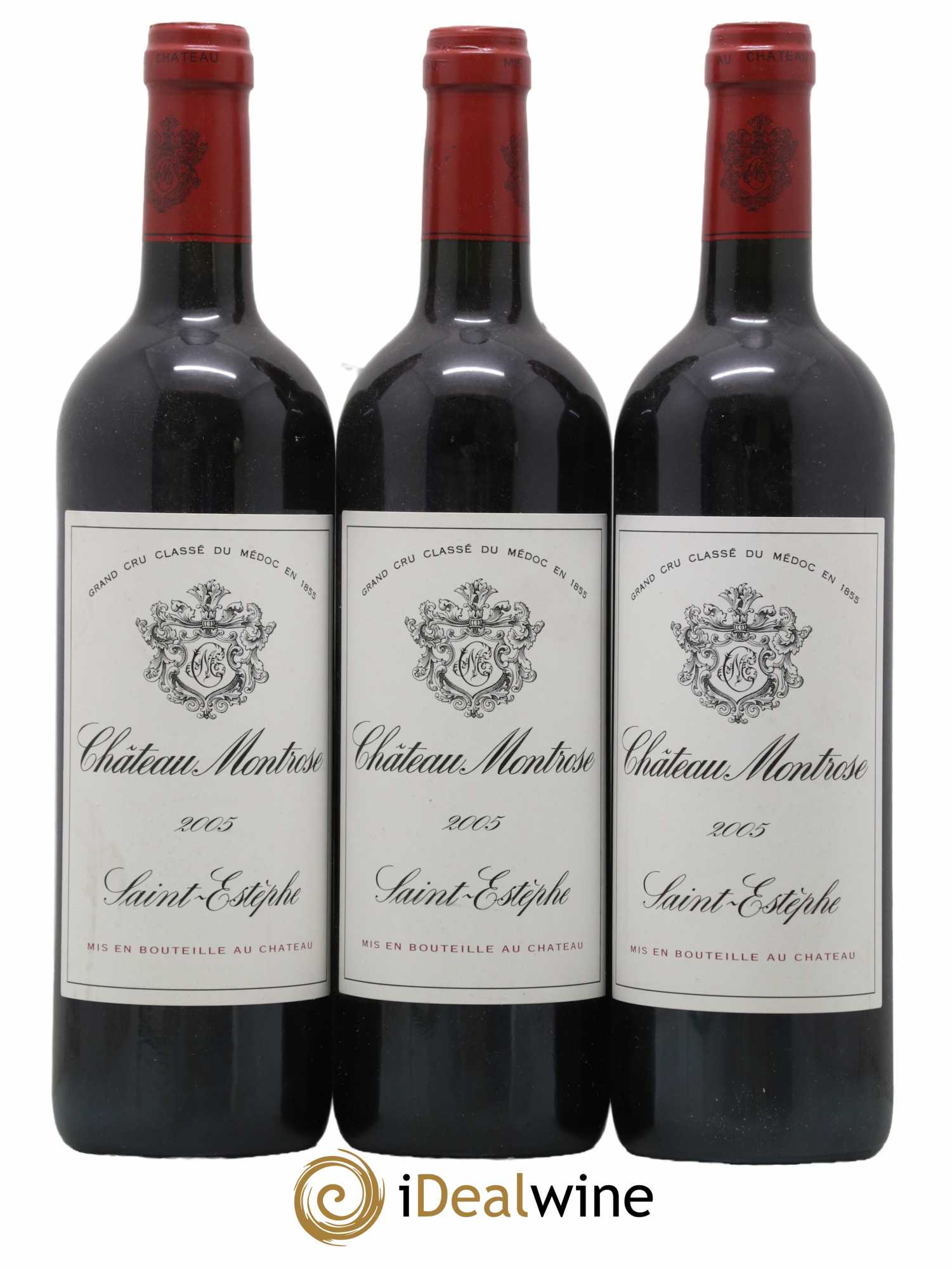 Château Montrose 2ème Grand Cru Classé 2005 - Lot de 3 bouteilles - 0