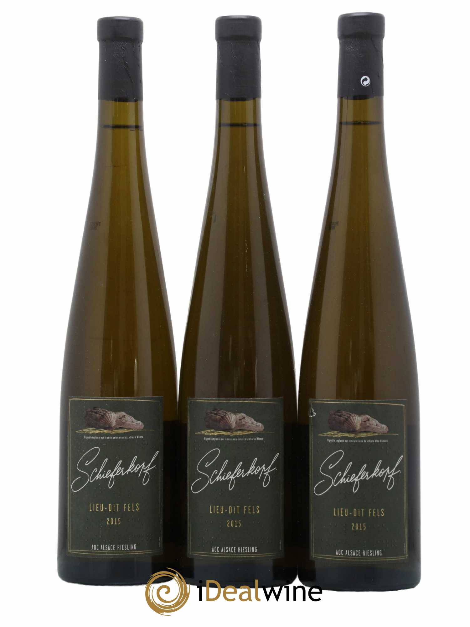 Alsace Riesling Lieu dit Fels Schieferkopf 2015 - Lot de 3 bouteilles - 0