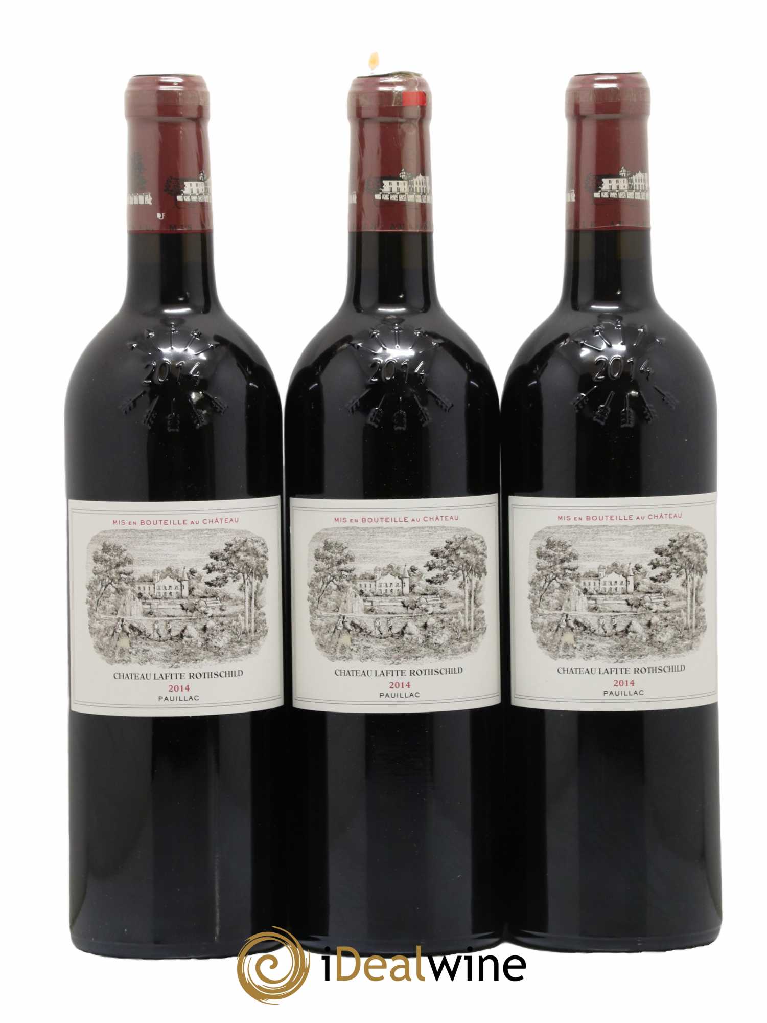 Château Lafite Rothschild 1er Grand Cru Classé 2014 - Lot de 3 bouteilles - 0