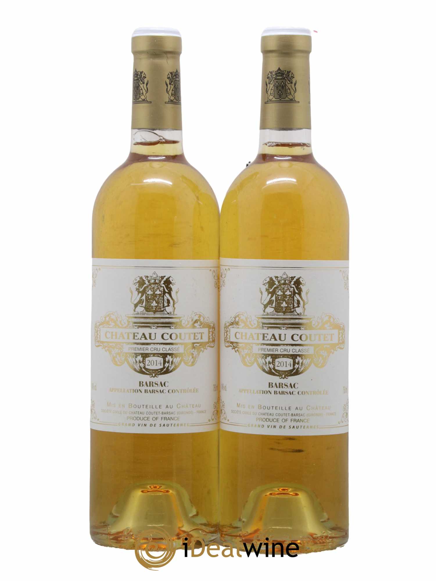 Château Coutet 1er Grand Cru Classé 2014 - Lotto di 2 bottiglie - 0