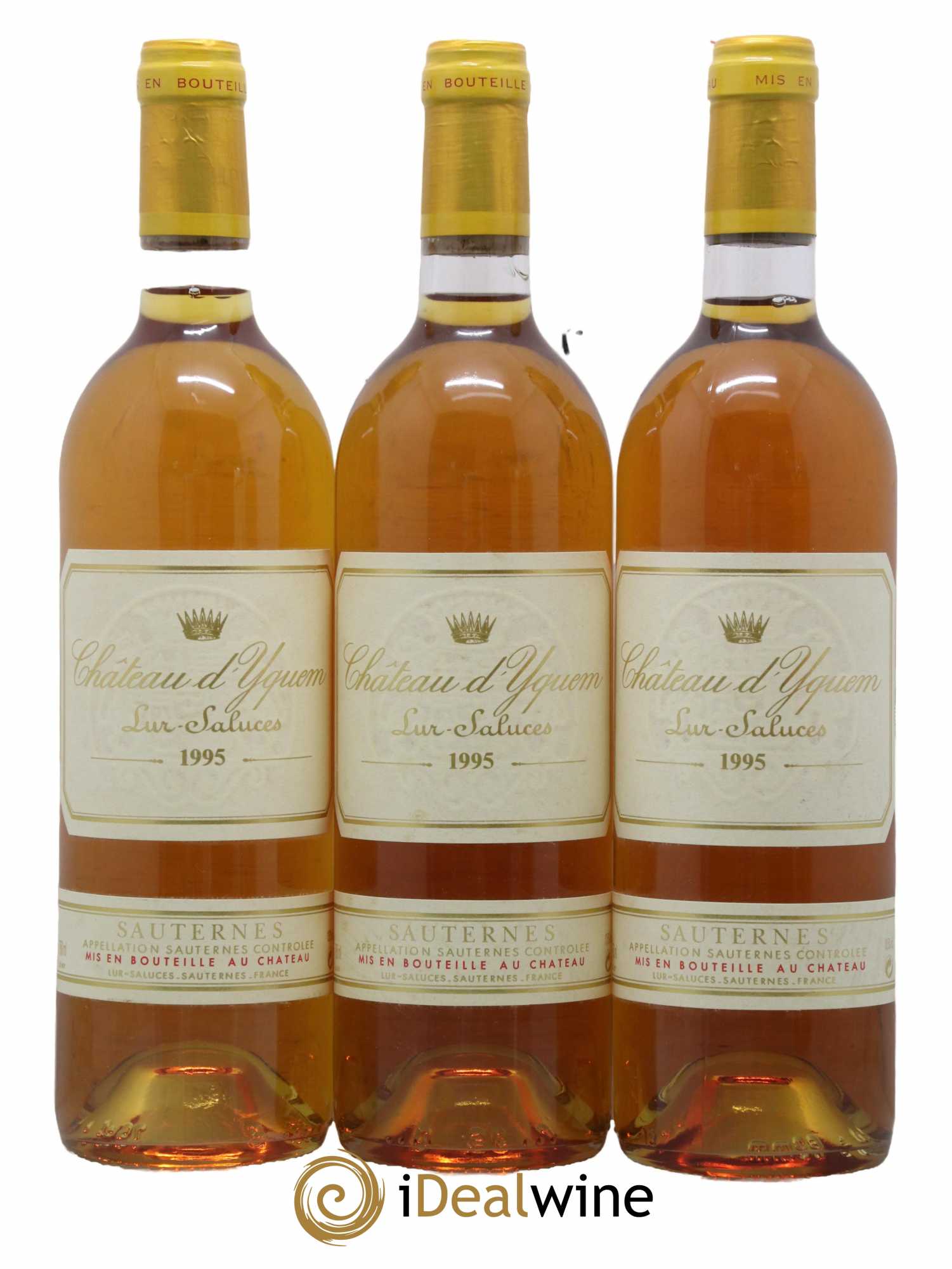 Château d' Yquem 1er Cru Classé Supérieur 1995 - Lotto di 3 bottiglie - 0