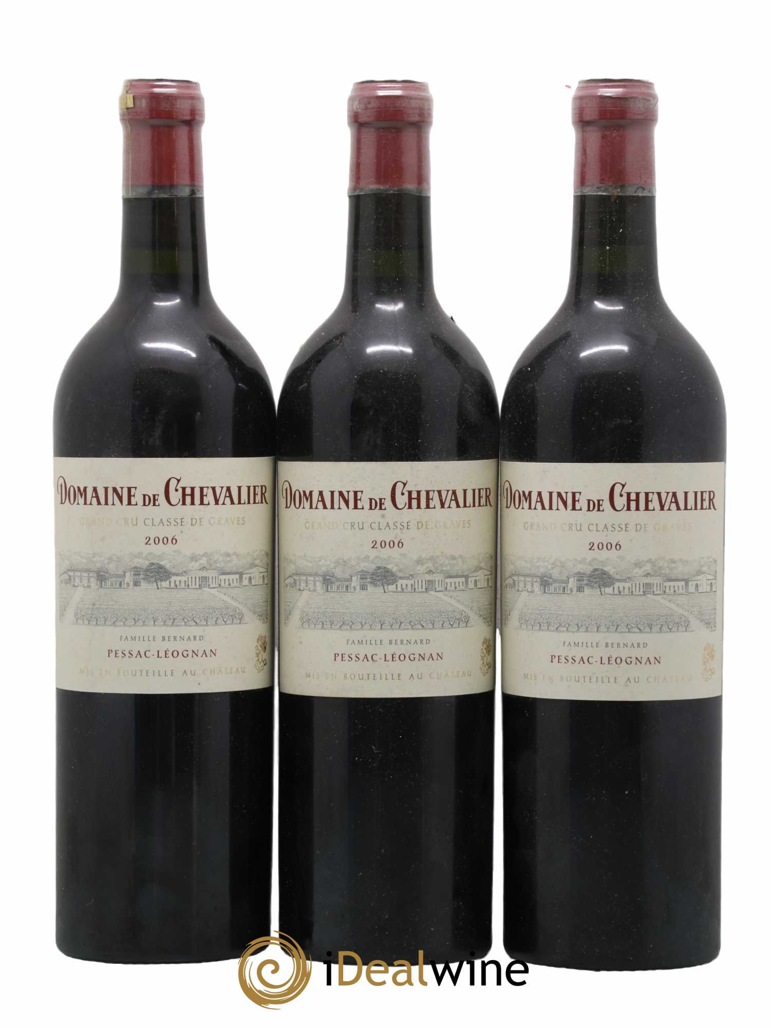Domaine de Chevalier Cru Classé de Graves 2006 - Lot de 3 bouteilles - 0