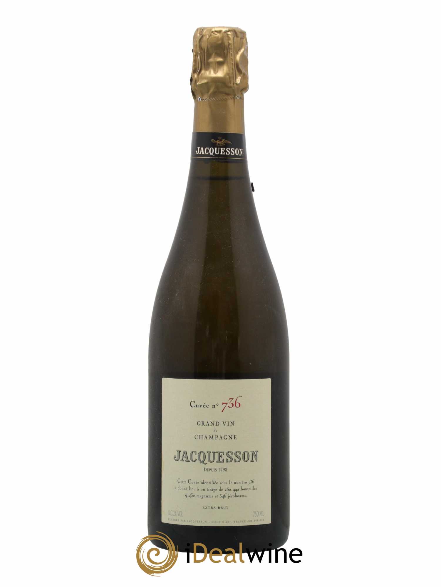 Cuvée 736 Jacquesson - Lot de 1 bouteille - 0