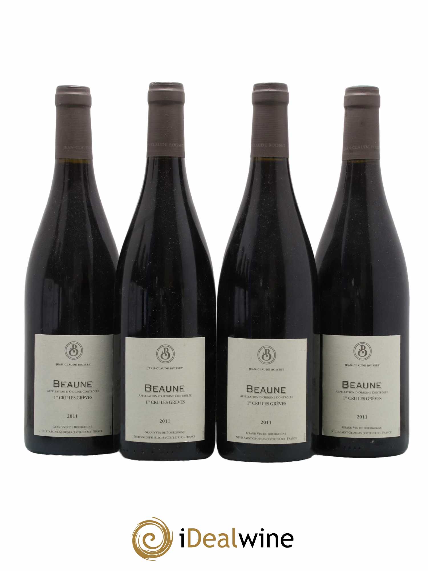 Beaune 1er Cru Les Grèves Maison Jean-Claude Boisset 2011 - Lot de 4 bouteilles - 0