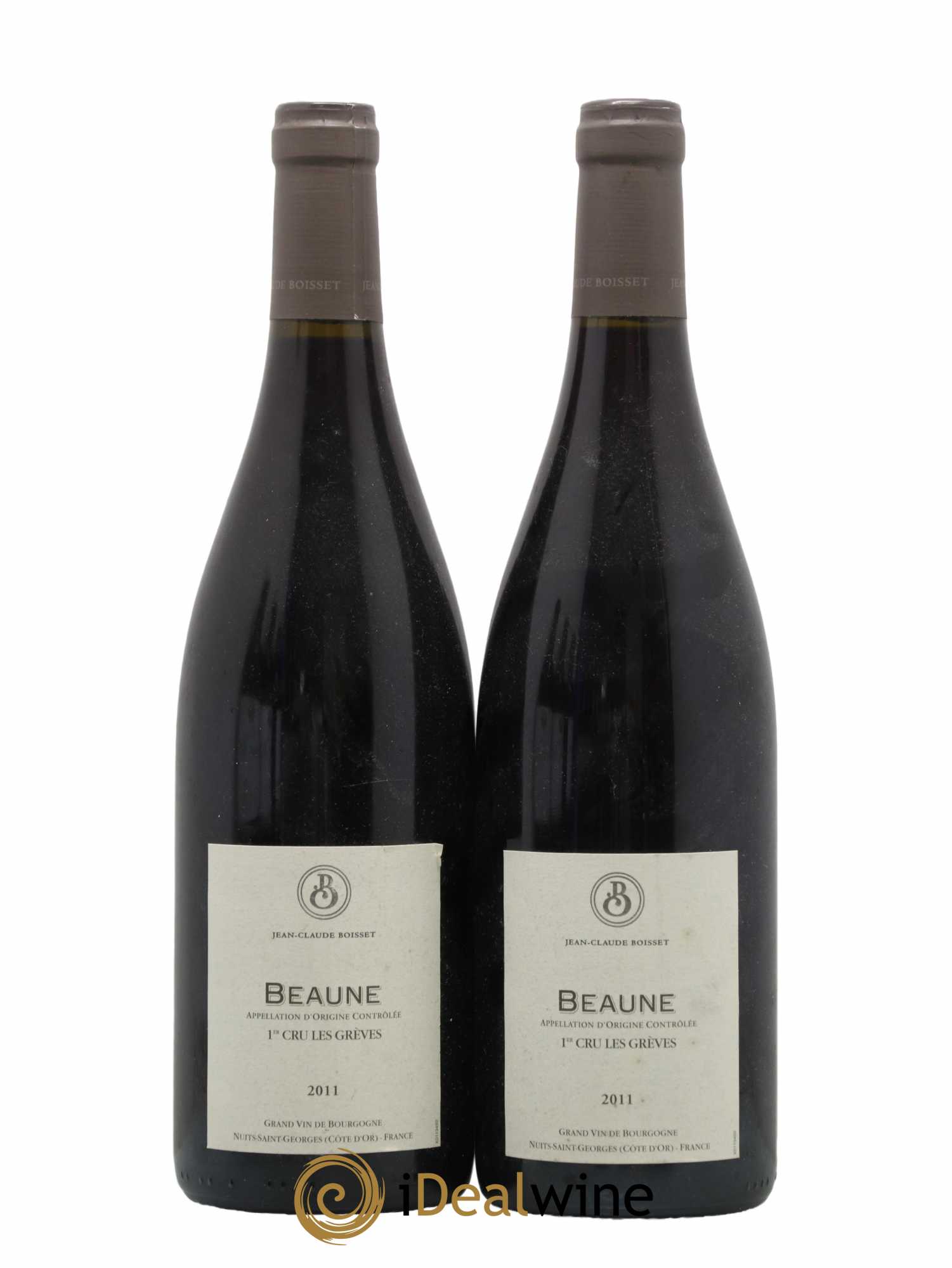 Beaune 1er Cru Les Grèves Maison Jean-Claude Boisset 2011 - Lot de 2 bouteilles - 0