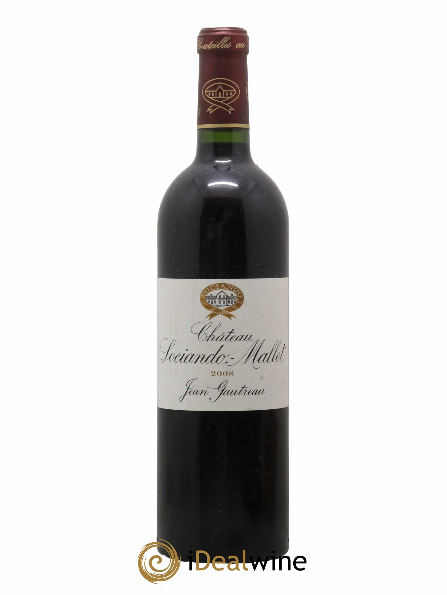 Château Sociando Mallet 2008 - Lot de 1 bouteille - 0