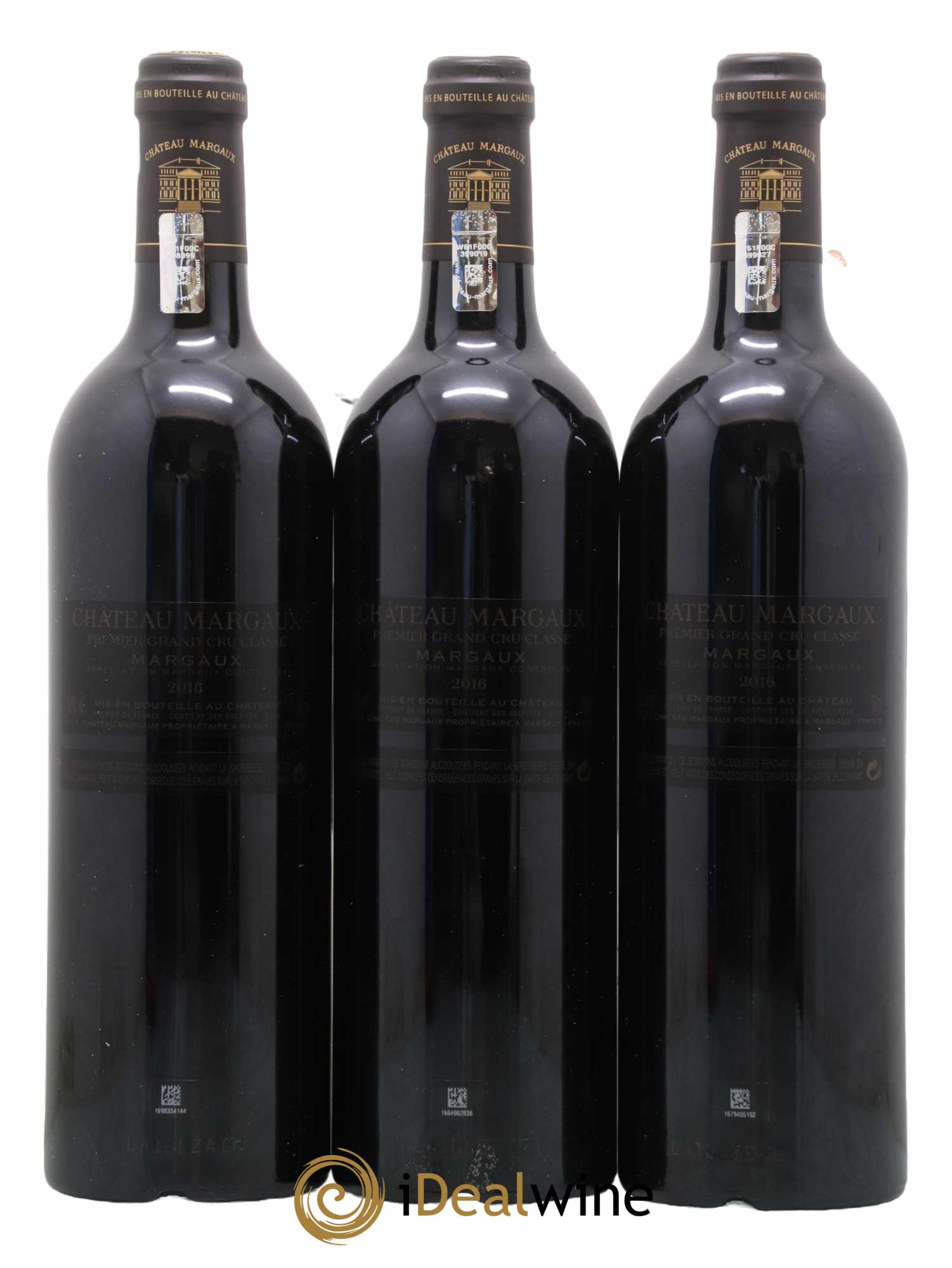 Château Margaux 1er Grand Cru Classé 2016 - Lotto di 3 bottiglie - 1