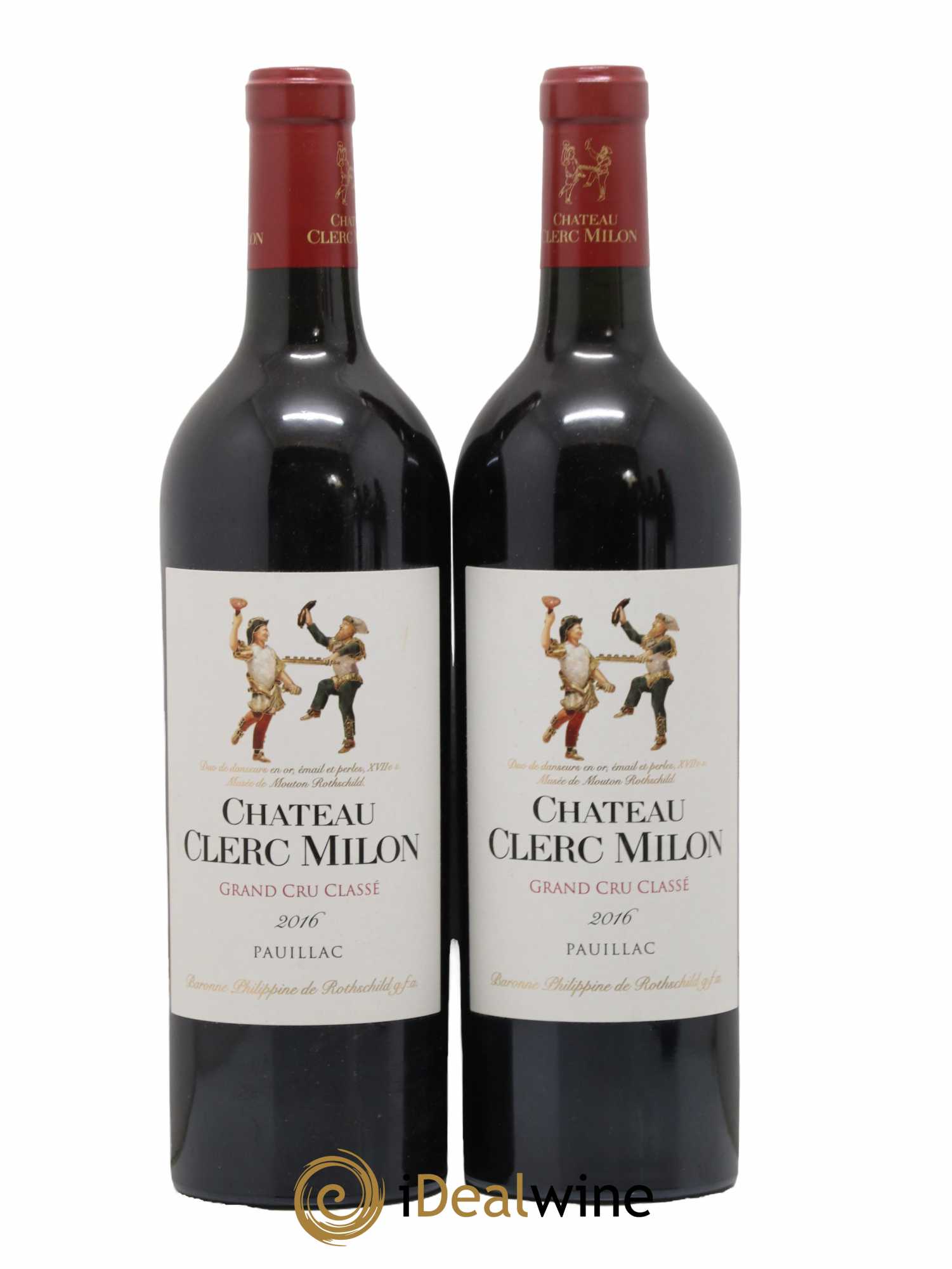 Château Clerc Milon 5ème Grand Cru Classé 2016 - Lot de 2 bouteilles - 0