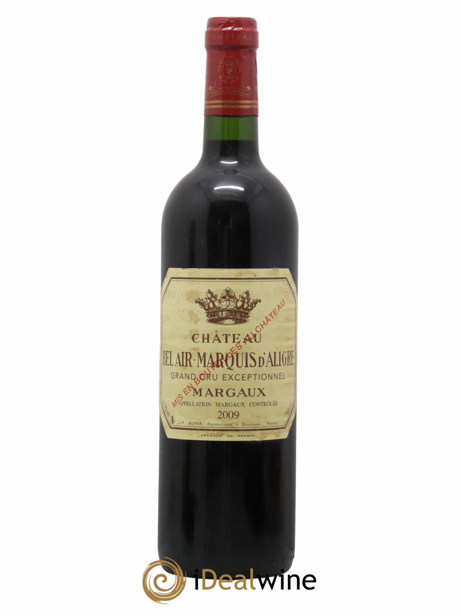 Château Bel Air Marquis d'Aligre 2009 - Lot de 1 bouteille - 0