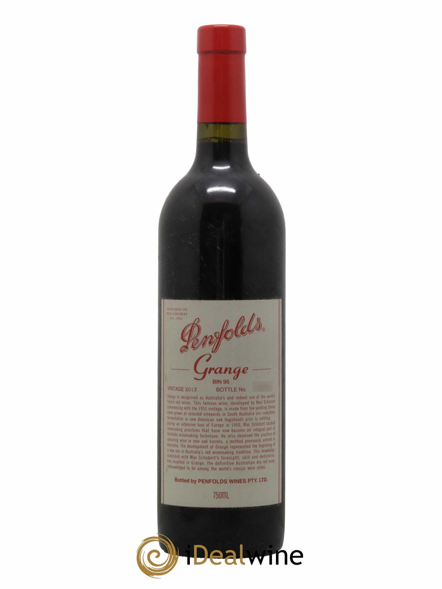 South Australia Penfolds Wines Grange 2013 - Lot de 1 bouteille - 0