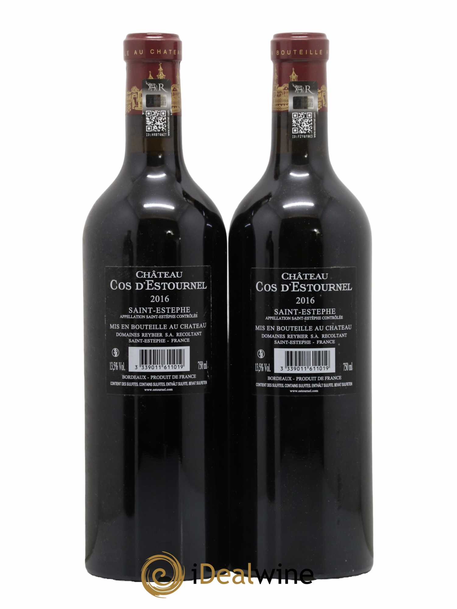 Cos d'Estournel 2ème Grand Cru Classé 2016 - Lot de 2 bouteilles - 1