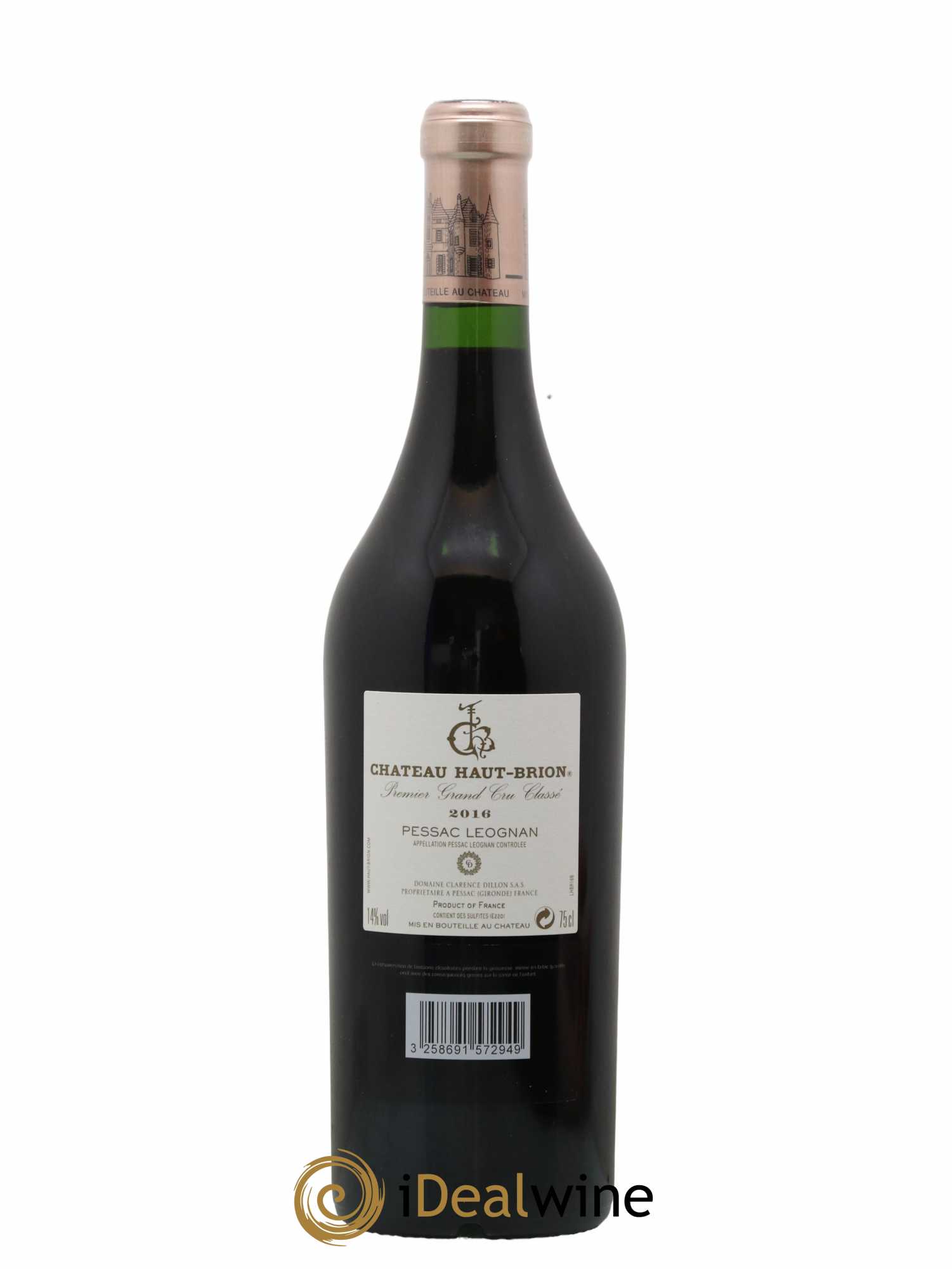 Château Haut Brion 1er Grand Cru Classé 2016 - Lot de 1 bouteille - 1