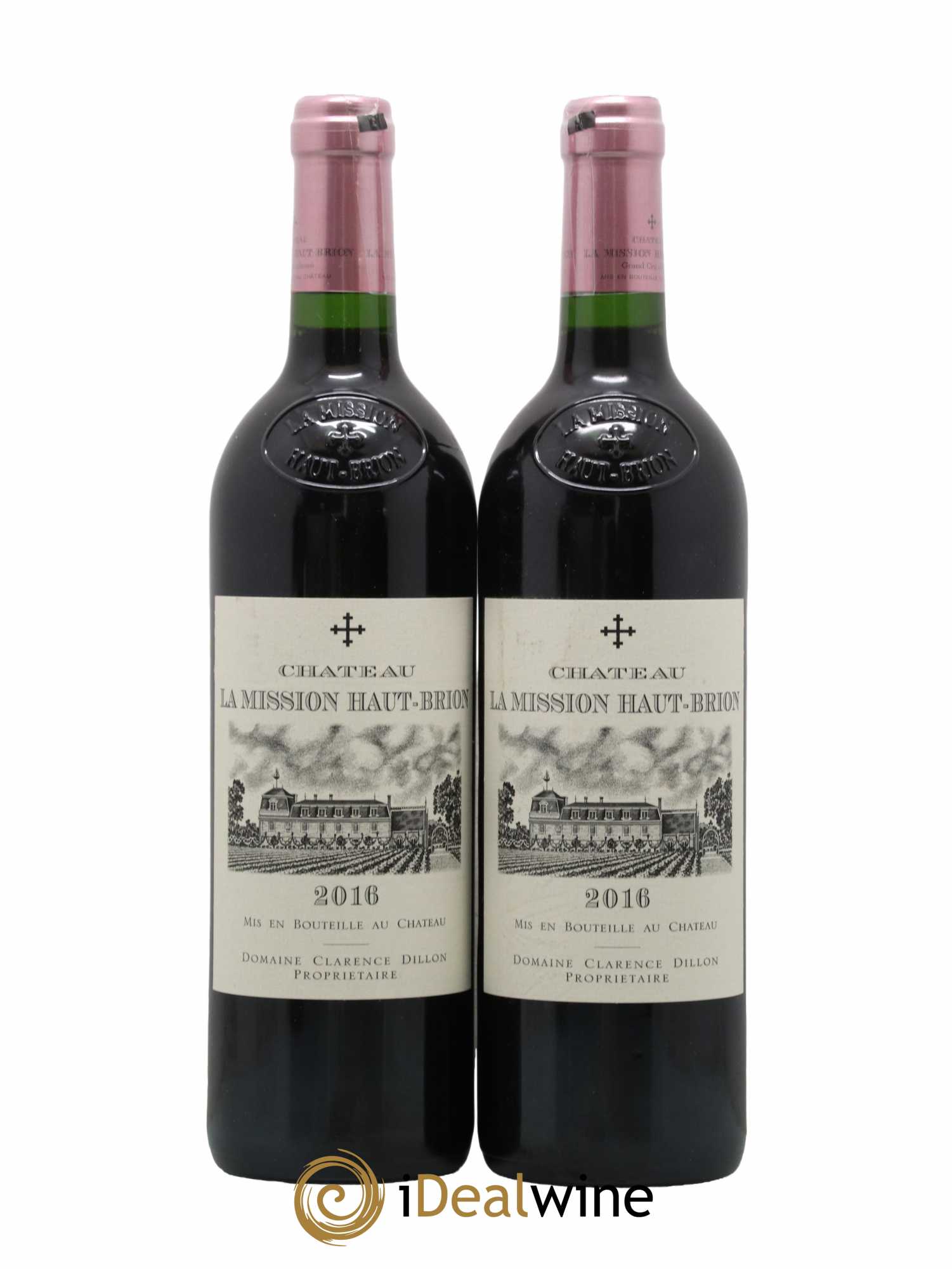 Château la Mission Haut-Brion Cru Classé de Graves 2016 - Lot of 2 bottles - 0