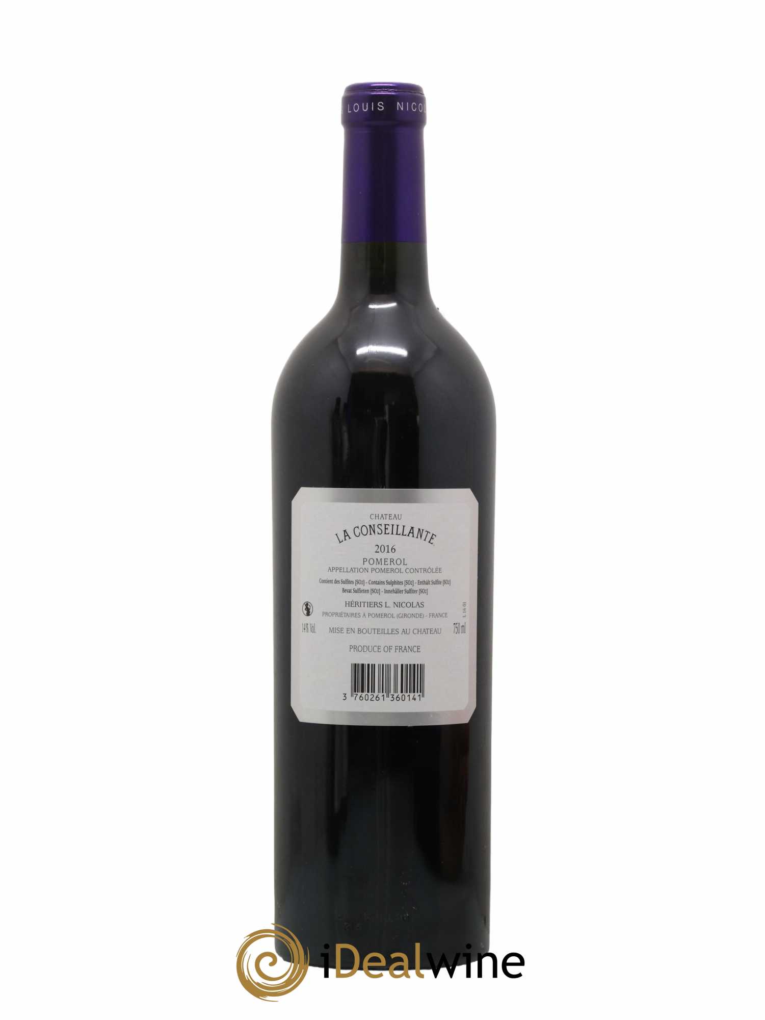Château la Conseillante 2016 - Lot de 1 bouteille - 1