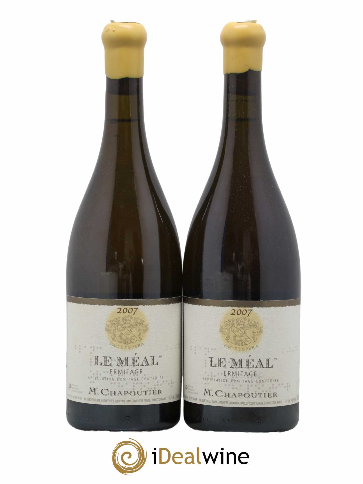 Hermitage Ermitage Le Méal Chapoutier 2007 - Lot de 2 bouteilles - 0
