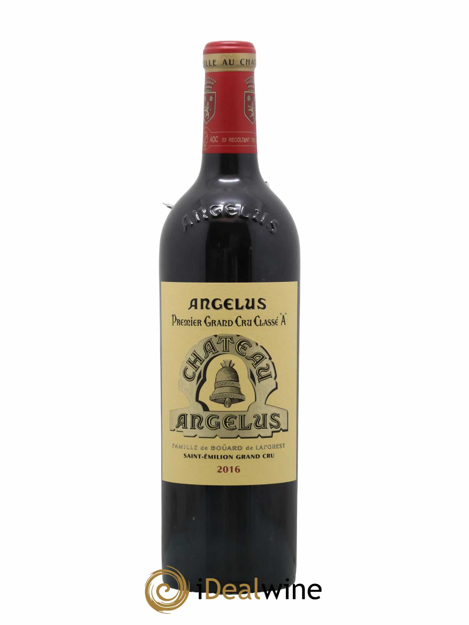 Château Angélus 1er Grand Cru Classé A 2016 - Lot de 1 bouteille - 0