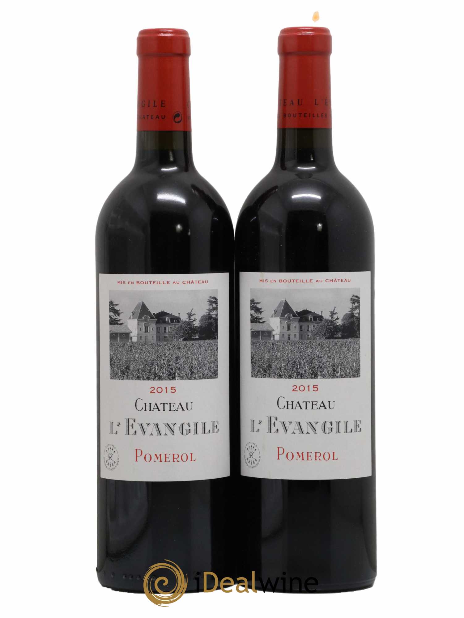 Château l' Évangile 2015 - Lot de 2 bouteilles - 0