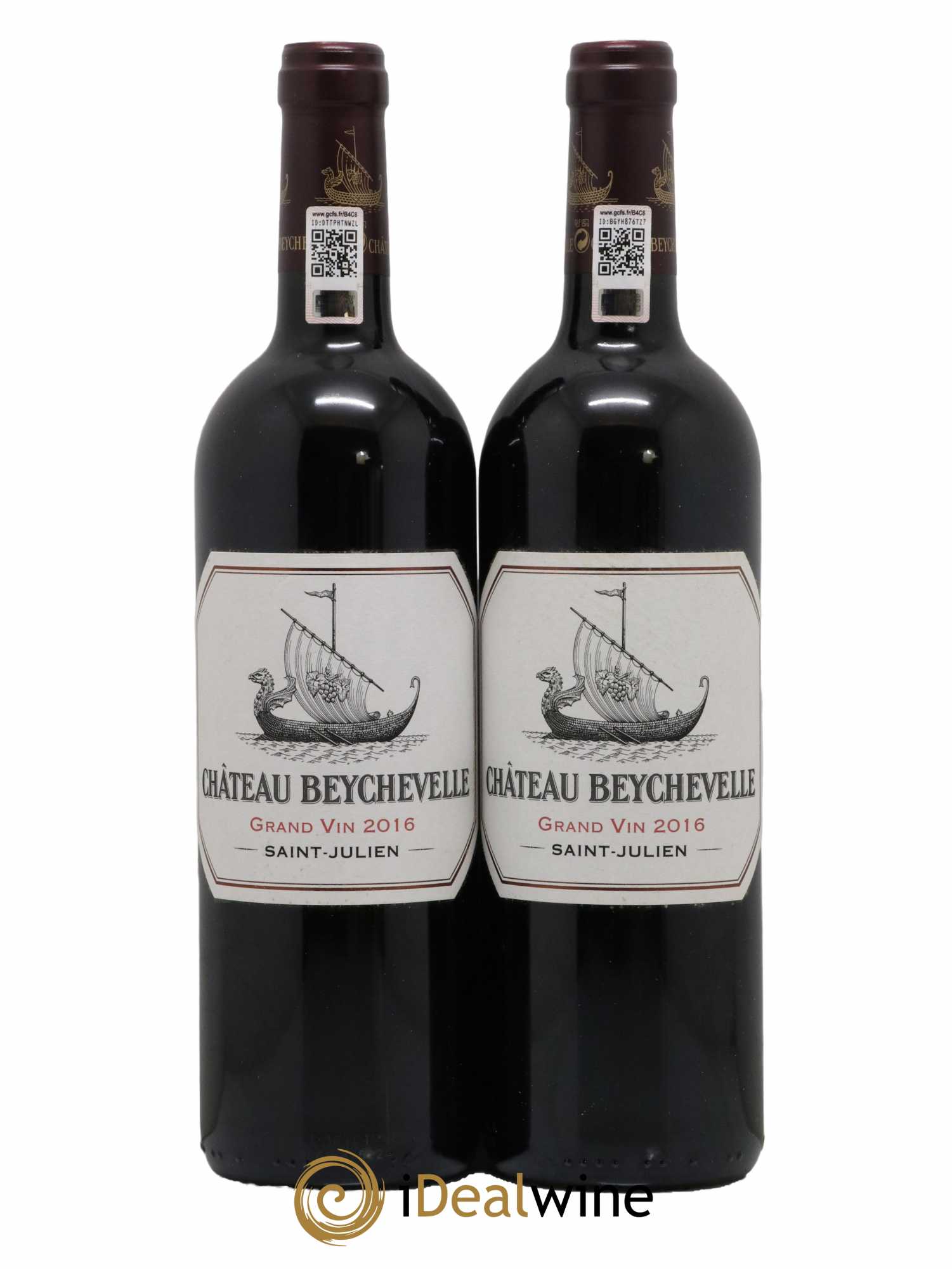 Château Beychevelle 4ème Grand Cru Classé 2016 - Lot de 2 bouteilles - 0