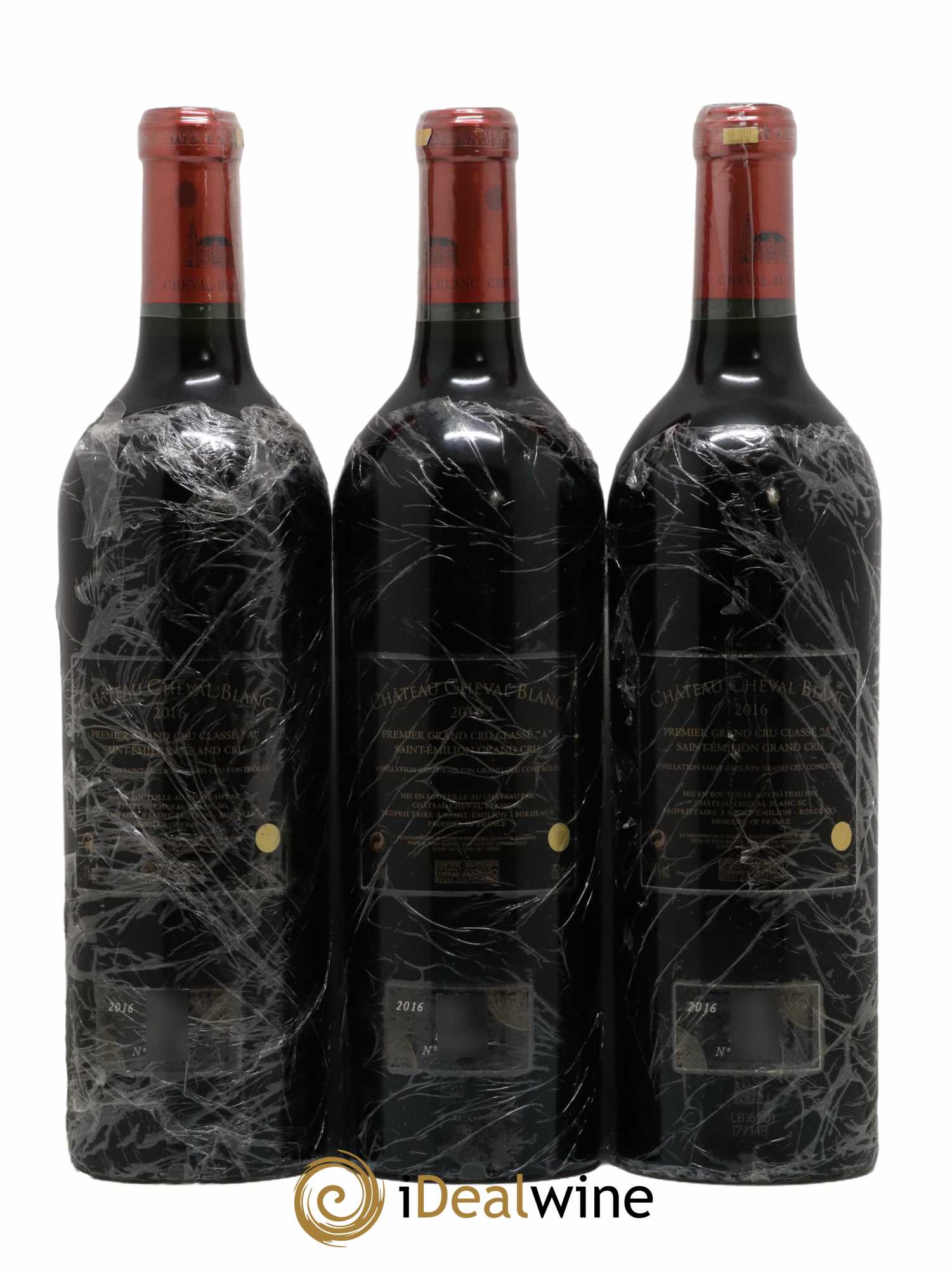 Château Cheval Blanc 1er Grand Cru Classé A 2016 - Lot de 3 bouteilles - 1