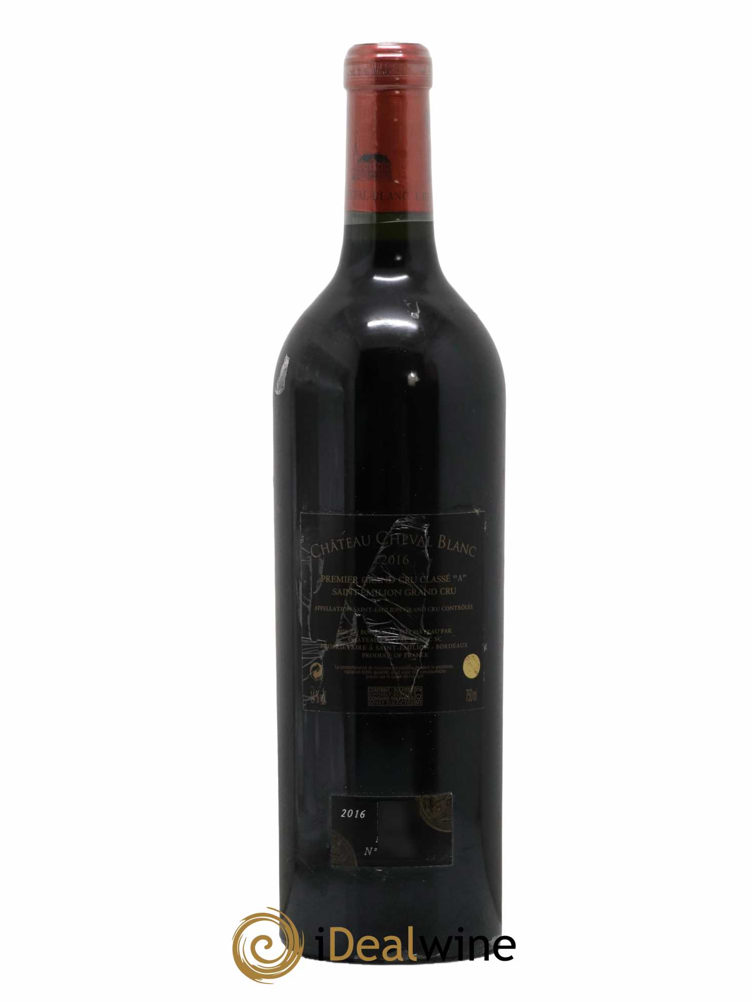 Château Cheval Blanc 1er Grand Cru Classé A 2016 - Lot de 1 bouteille - 1