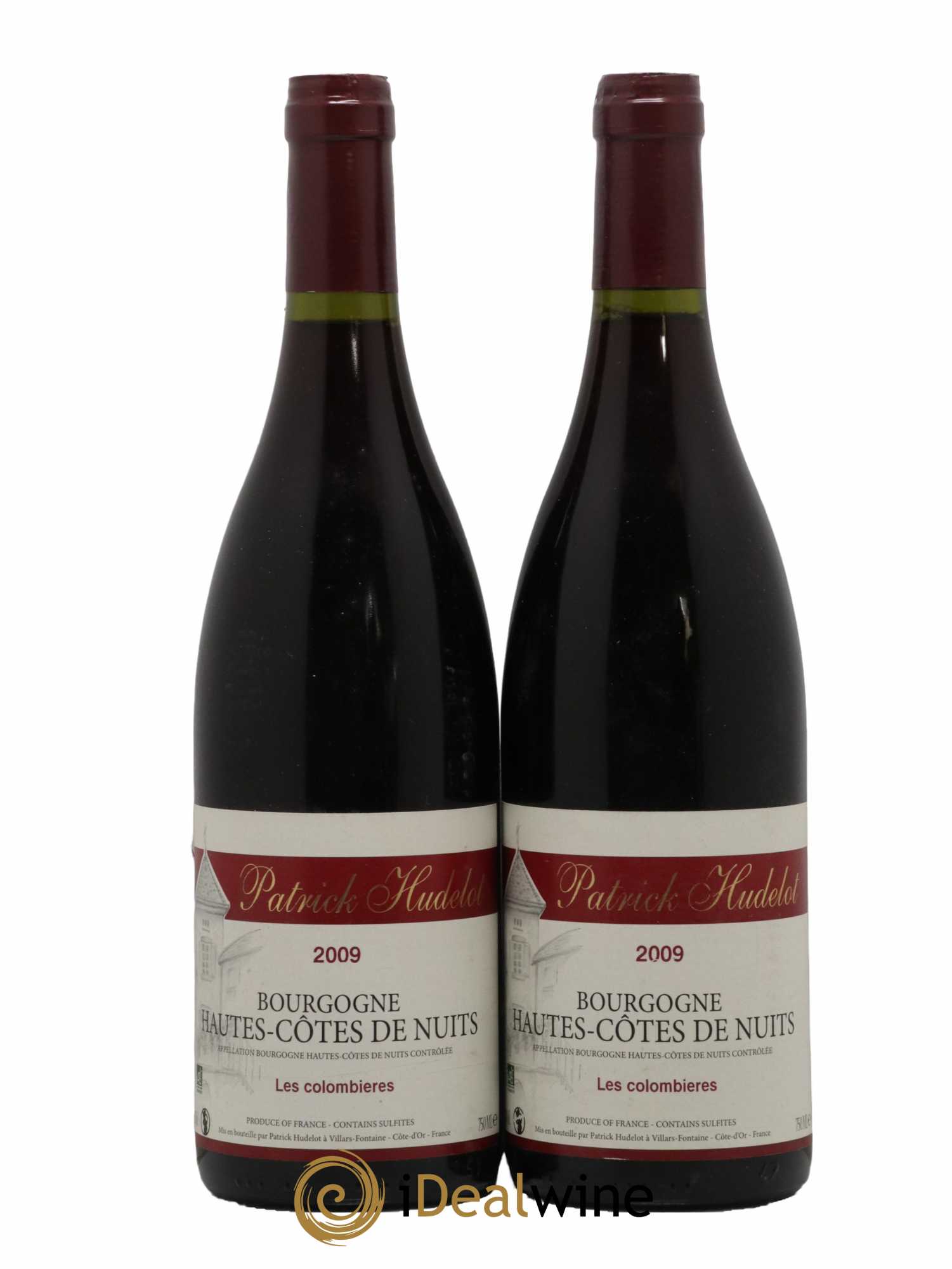 Hautes-Côtes de Nuits Les Colombières Domaine Patrick Hudelot 2009 - Lot de 2 bouteilles - 0