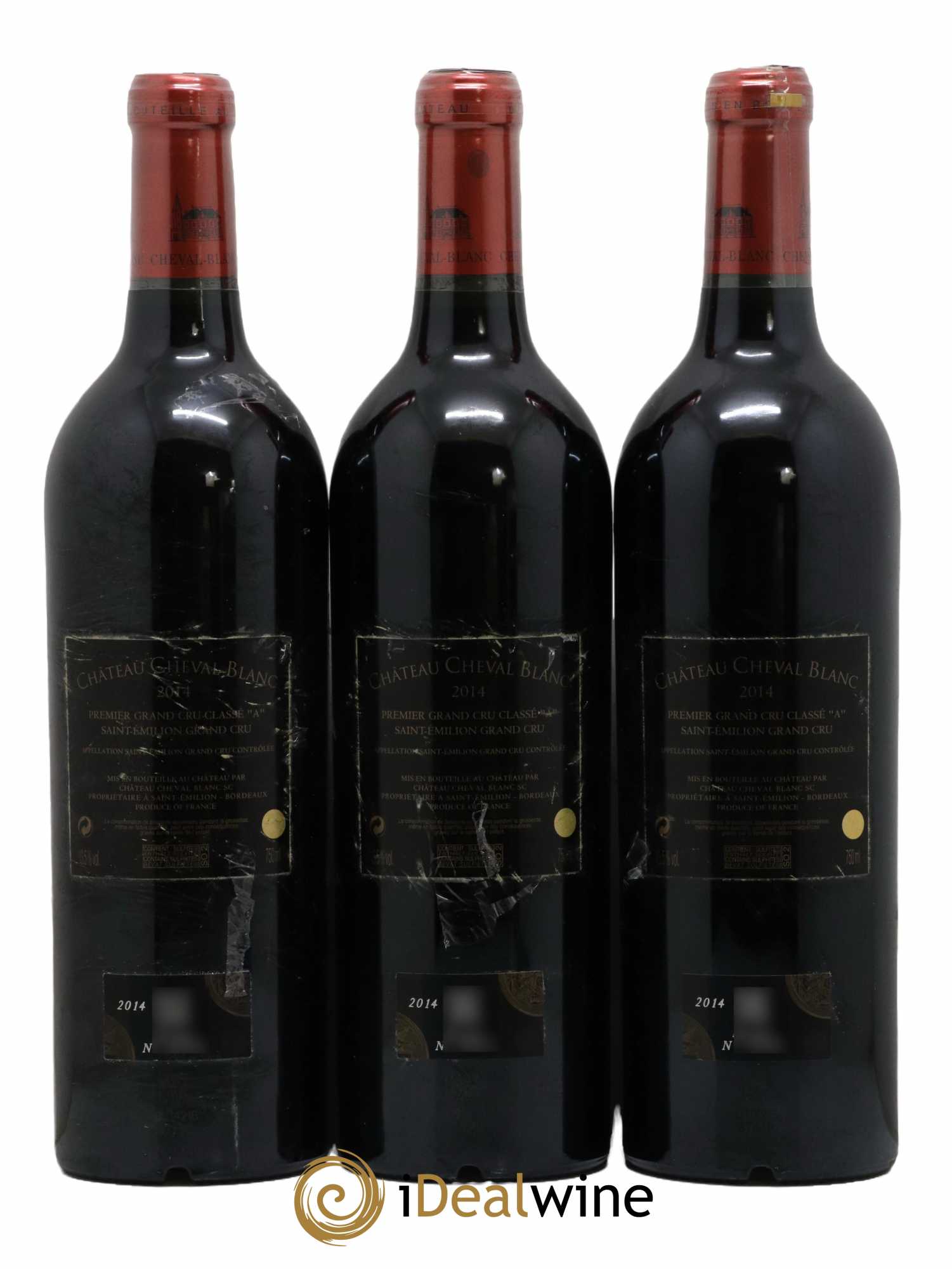 Château Cheval Blanc 1er Grand Cru Classé A 2014 - Lot de 3 bouteilles - 1