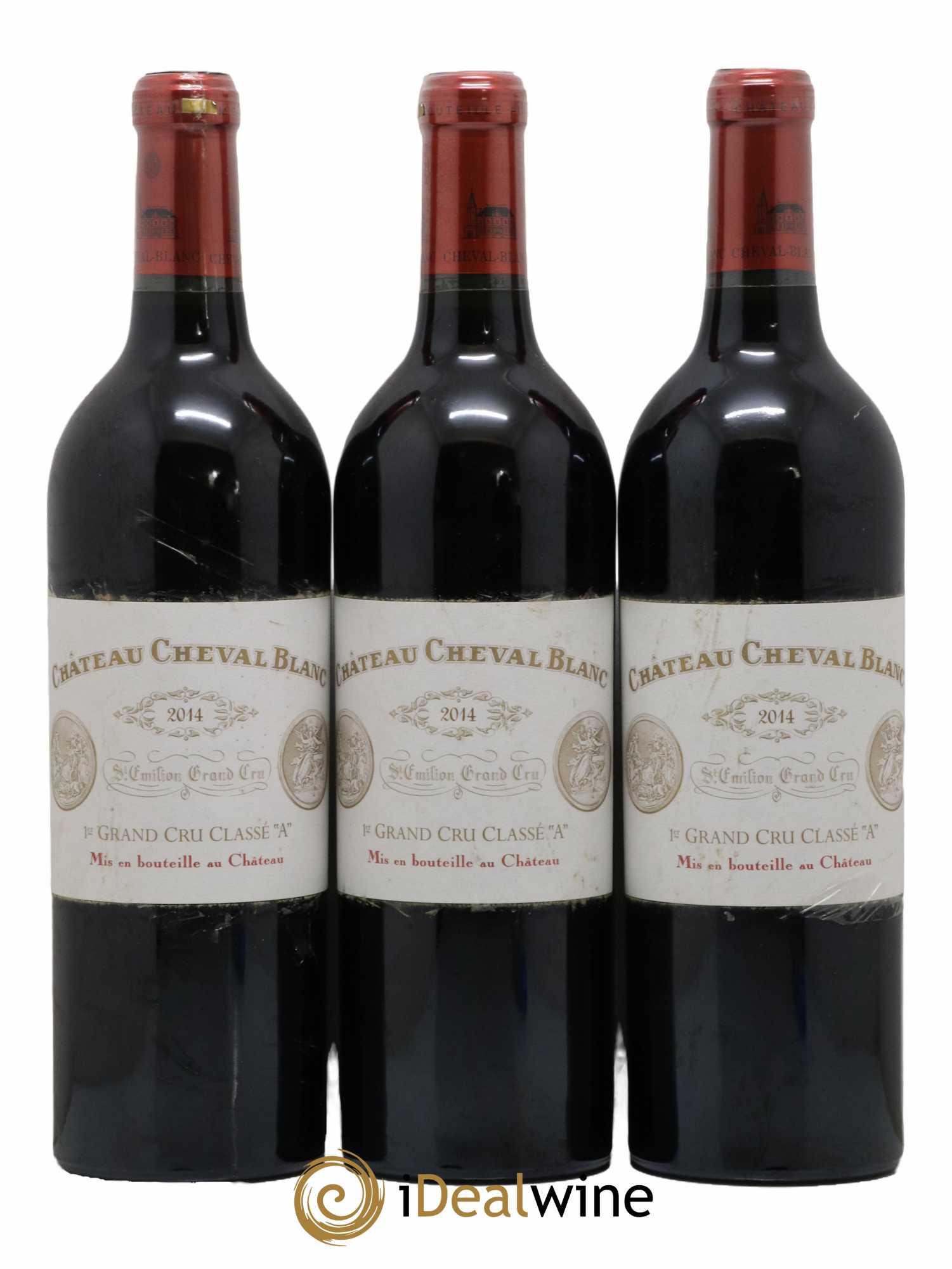 Château Cheval Blanc 1er Grand Cru Classé A 2014 - Lot de 3 bouteilles - 0