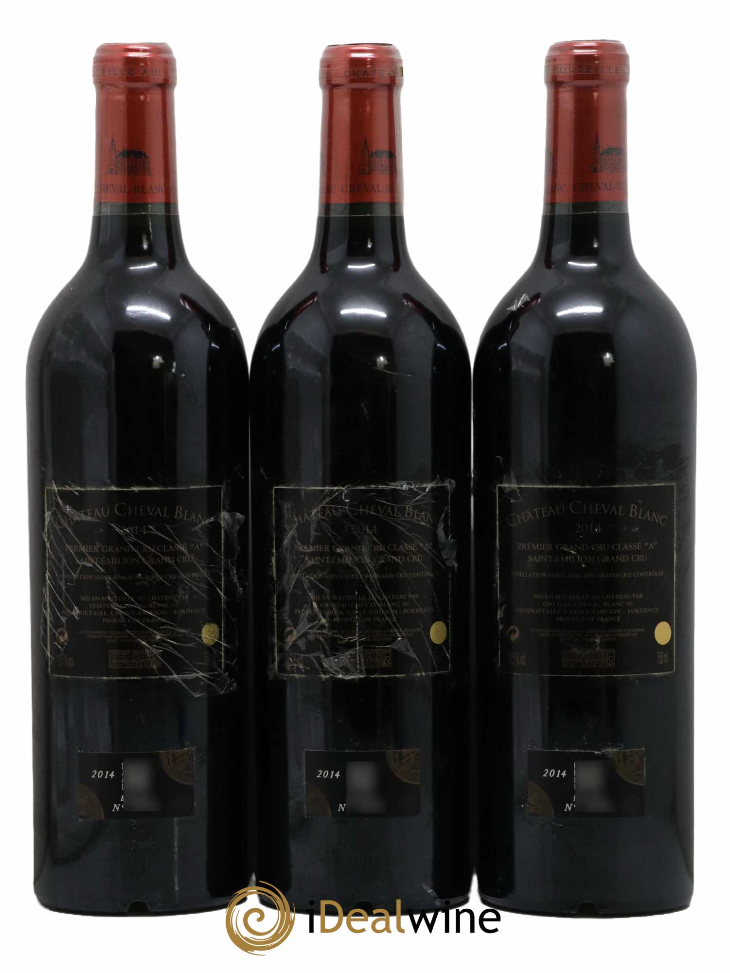 Château Cheval Blanc 1er Grand Cru Classé A 2014 - Lot de 3 bouteilles - 1
