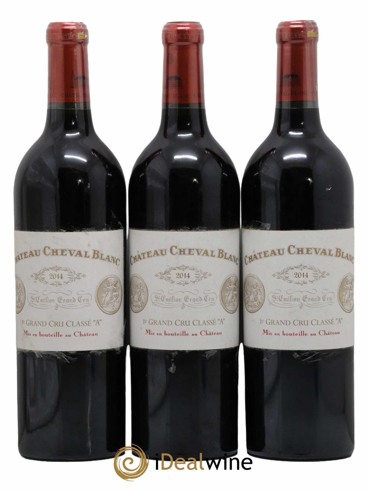 Château Cheval Blanc 1er Grand Cru Classé A 2014 - Lot de 3 bouteilles - 0