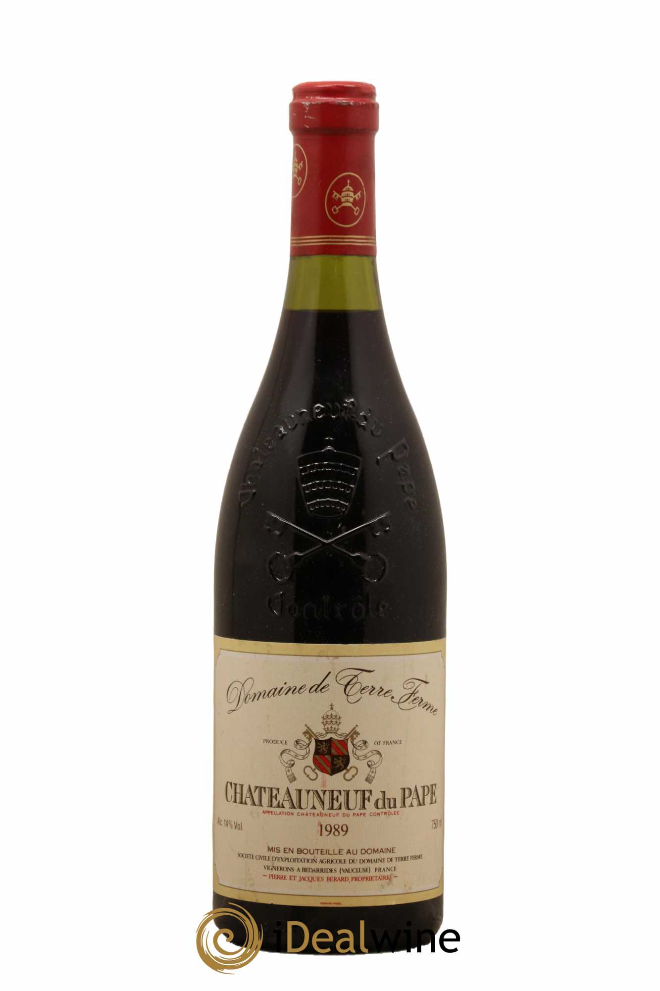 Châteauneuf-du-Pape Terre Ferme Berard 1989 - Lot de 1 bouteille - 0