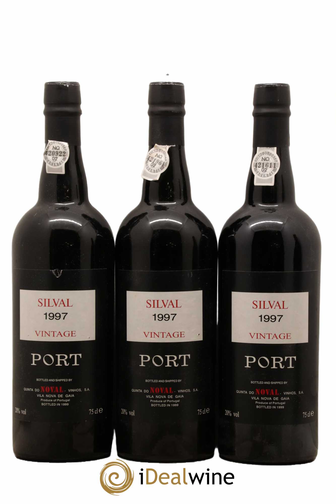 Porto Quinta Do Noval Vintage Silval 1997 - Lot de 3 bouteilles - 0