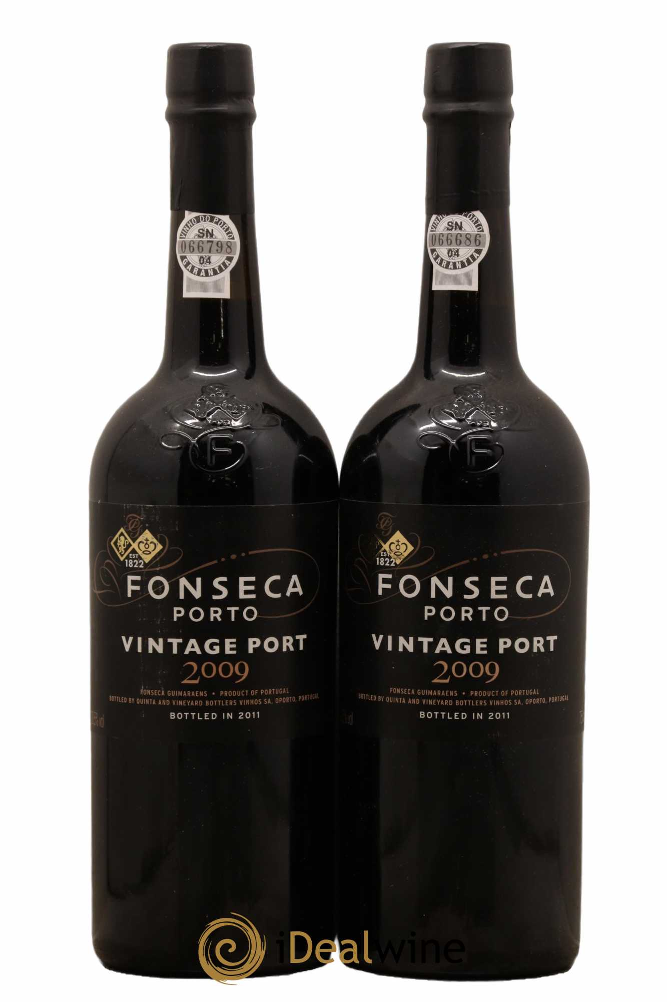 Porto Fonseca Vintage 2009 - Lot of 2 bottles - 0