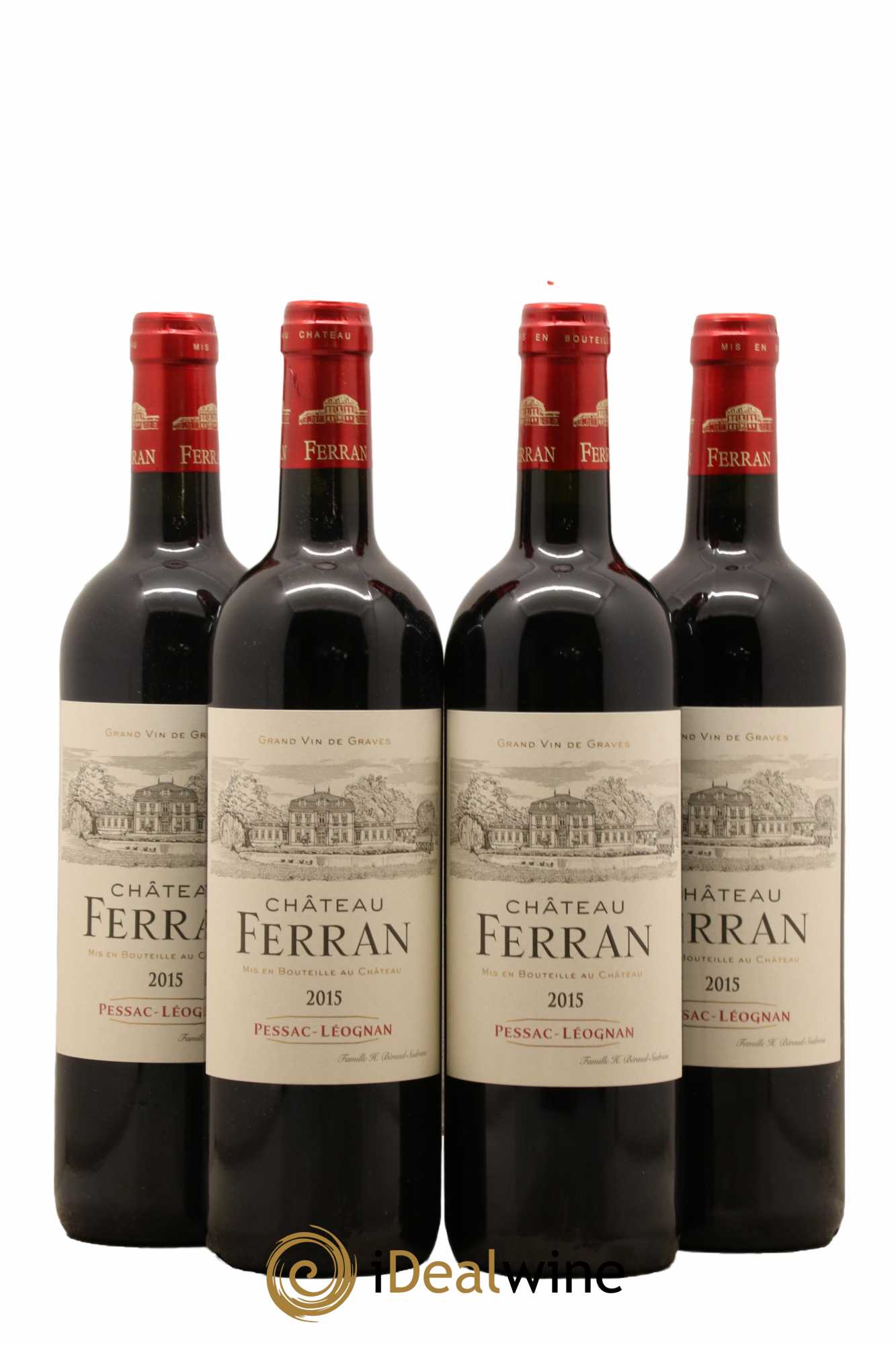 Pessac-Léognan Château Ferran 2015 - Lot de 4 bouteilles - 0