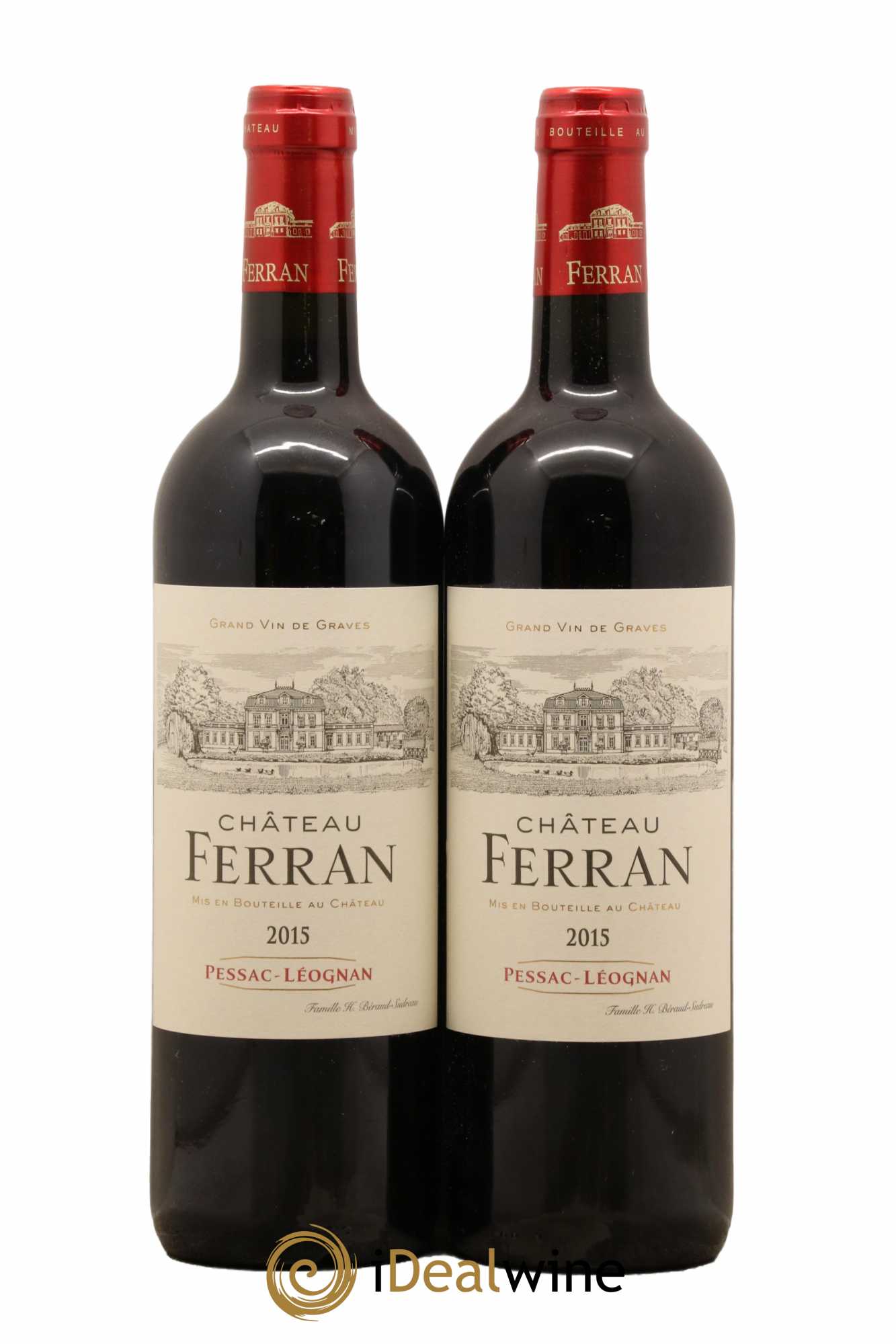 Pessac-Léognan Château Ferran 2015 - Lot de 2 bouteilles - 0
