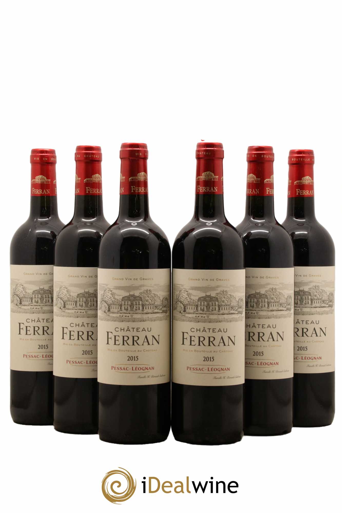 Pessac-Léognan Château Ferran 2015 - Lot de 6 bouteilles - 0