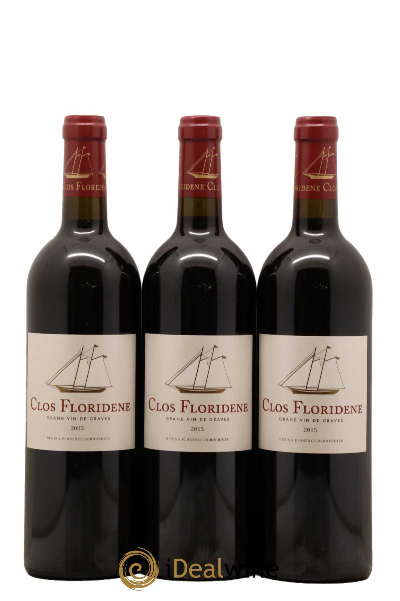 Clos Floridène 2015 - Posten von 12 Flaschen - 1