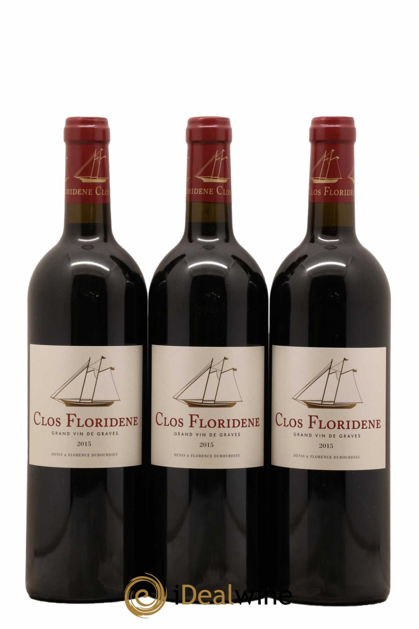 Clos Floridène 2015 - Posten von 12 Flaschen - 2