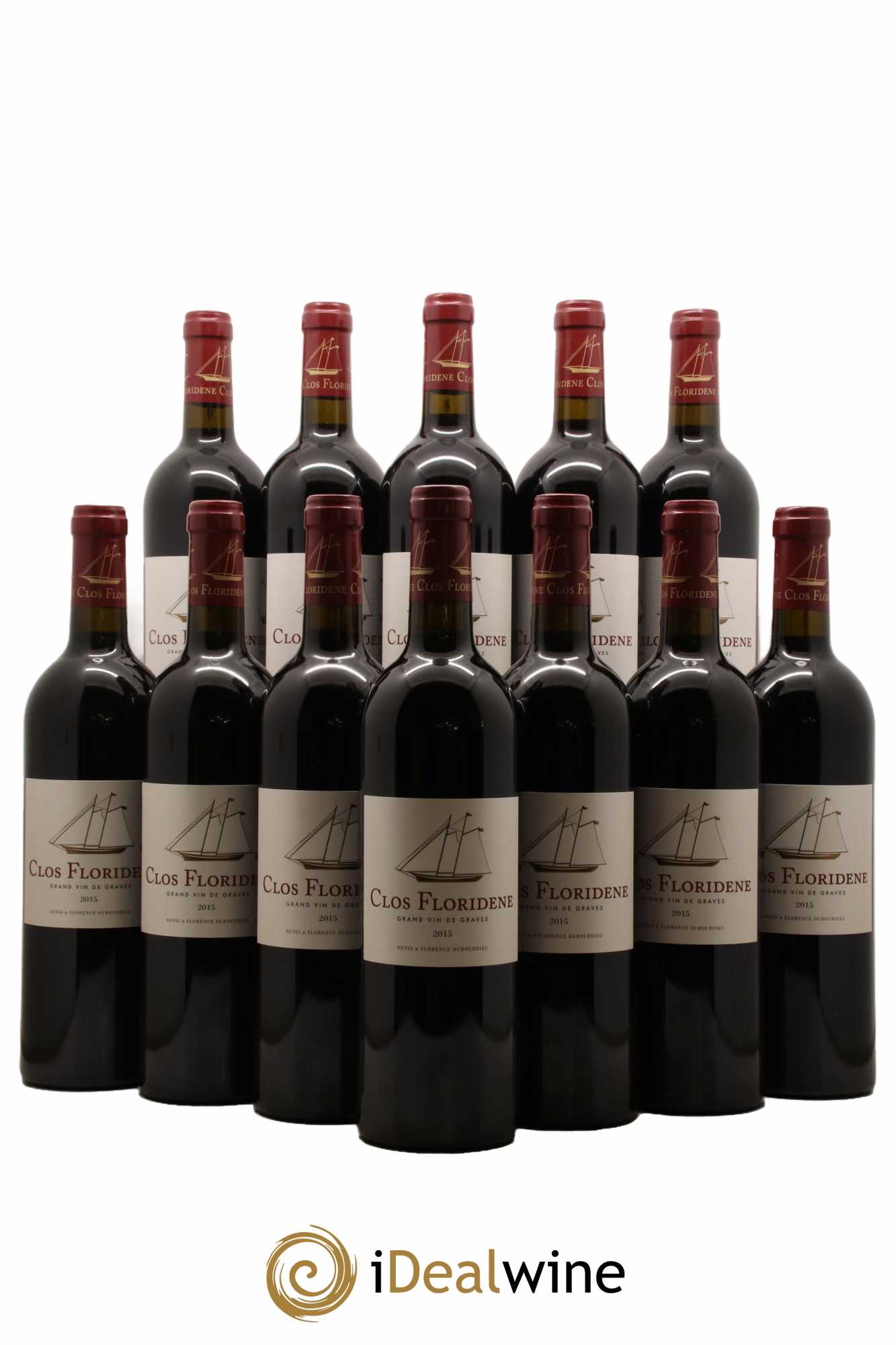 Clos Floridène 2015 - Posten von 12 Flaschen - 0