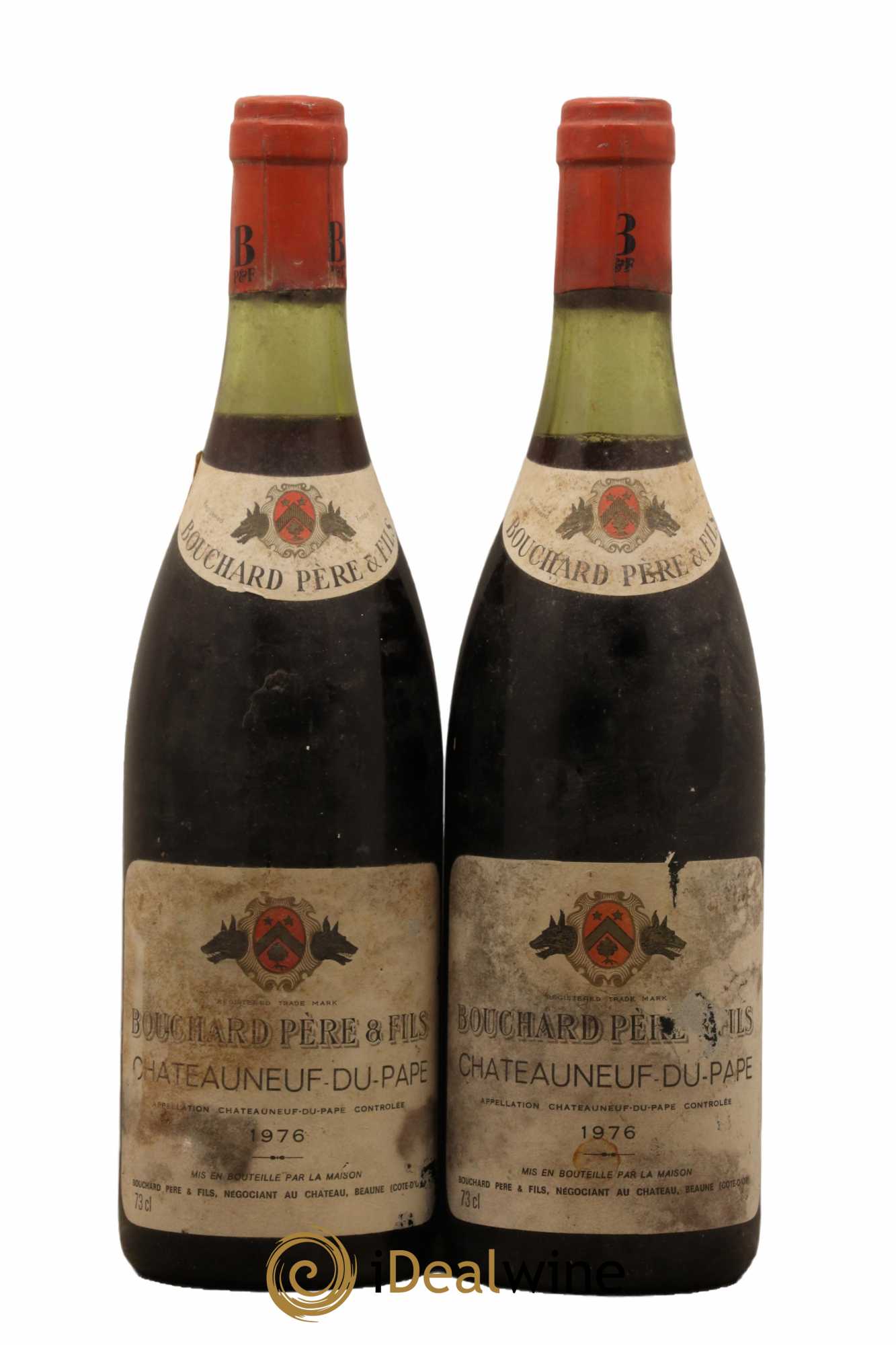 Châteauneuf-du-Pape Bouchard Père & Fils 1976 - Lot de 2 bouteilles - 0