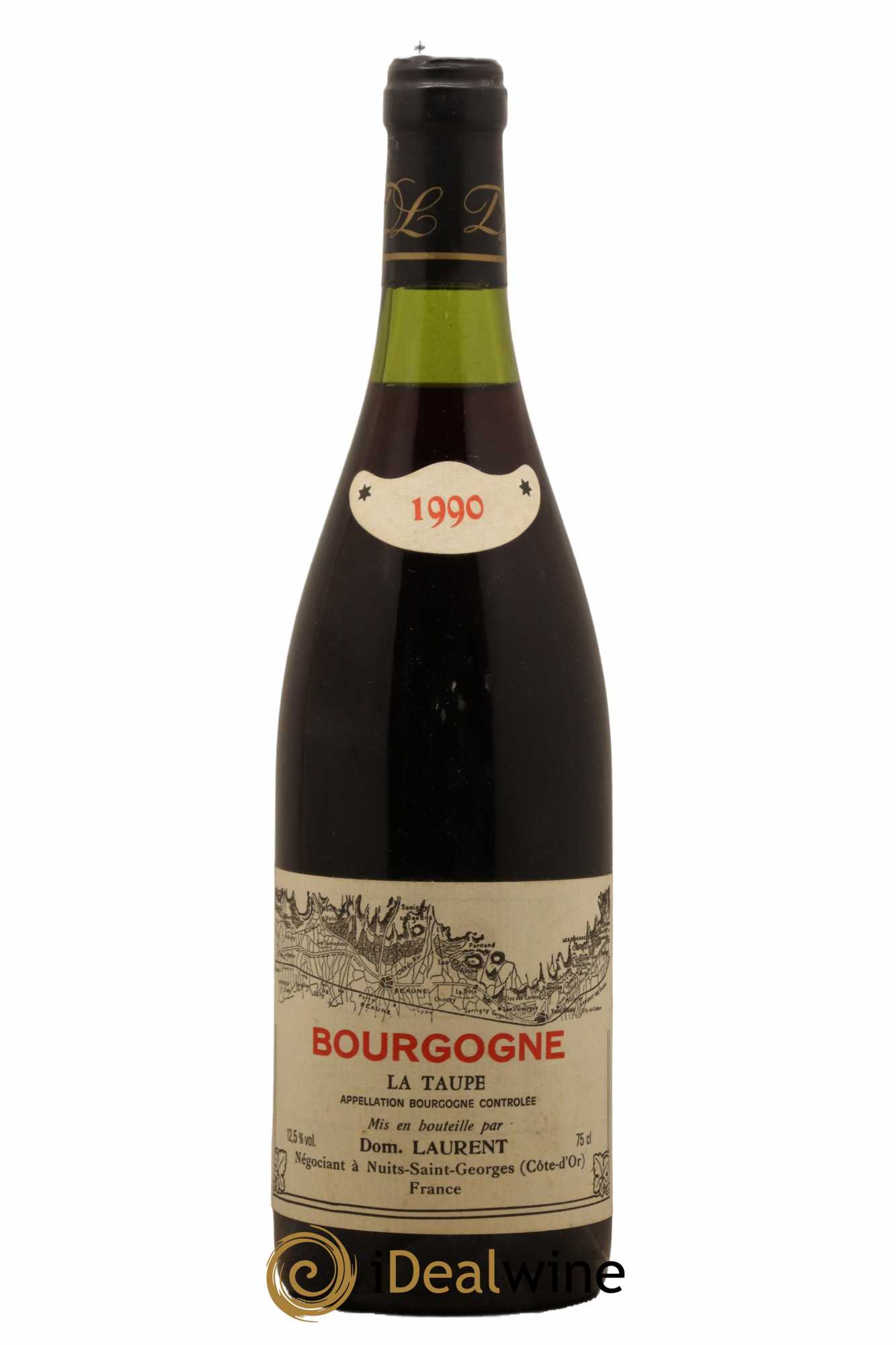 Bourgogne La Taupe Dominique Laurent 1990 - Lot de 1 bouteille - 0