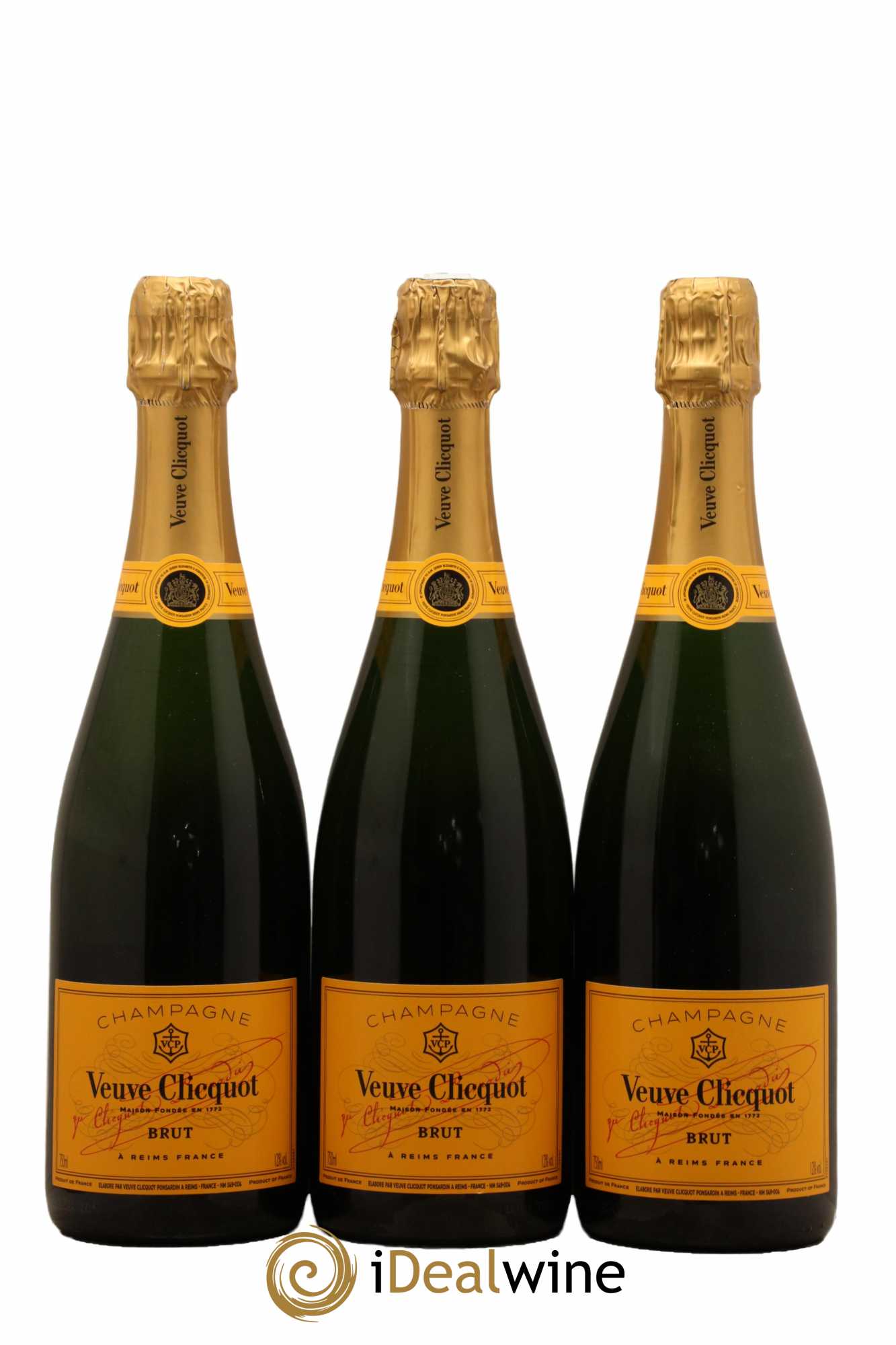 Carte Jaune Brut Veuve Clicquot - Lot de 3 bouteilles - 0