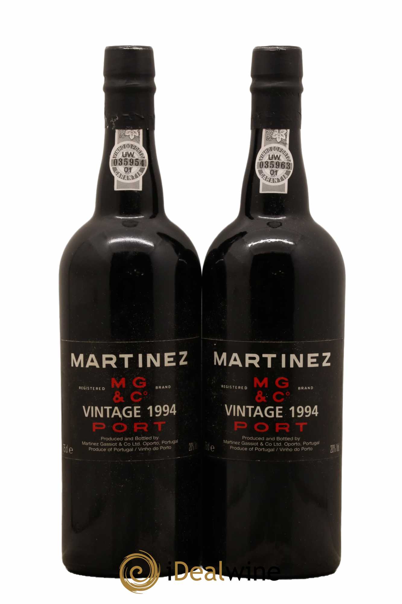 Porto Vintage Martinez 1994 - Lot de 2 bouteilles - 0