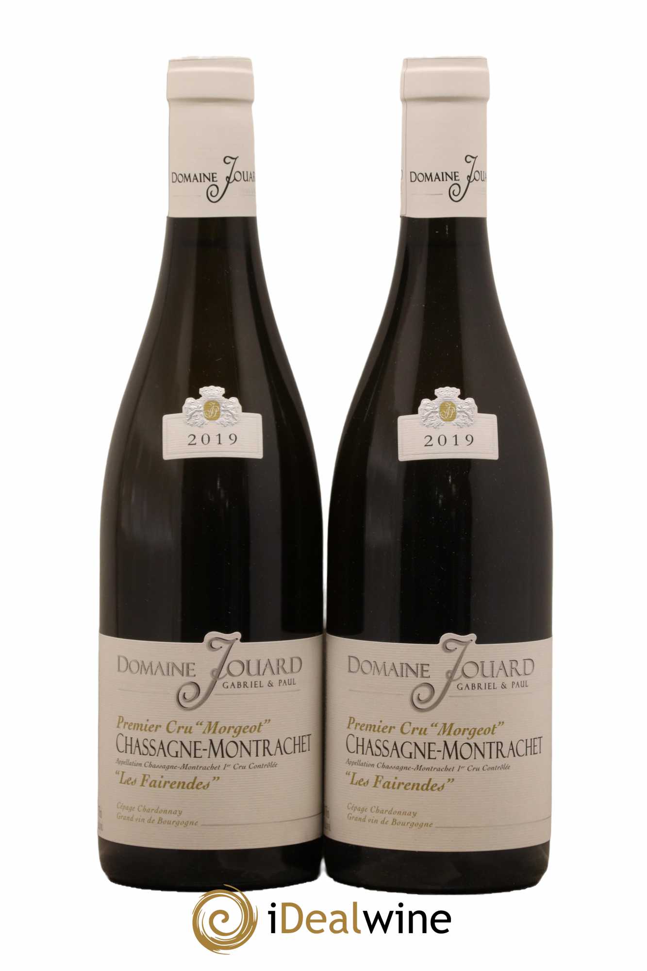 Chassagne-Montrachet 1er Cru Morgeot Les Fairendes Jouard Gabriel Et Paul 2019 - Lot de 2 bouteilles - 0