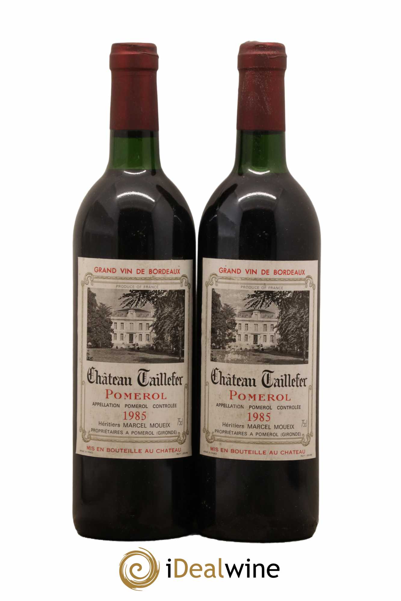 Château Taillefer 1985 - Lot de 2 bouteilles - 0