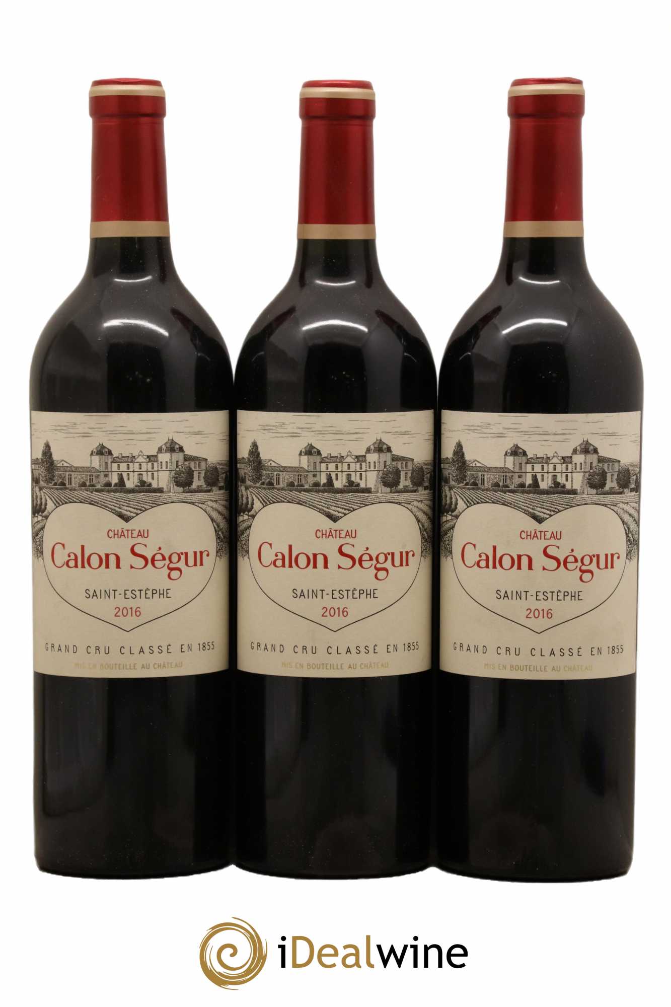 Château Calon Ségur 3ème Grand Cru Classé 2016 - Posten von 3 Flaschen - 0