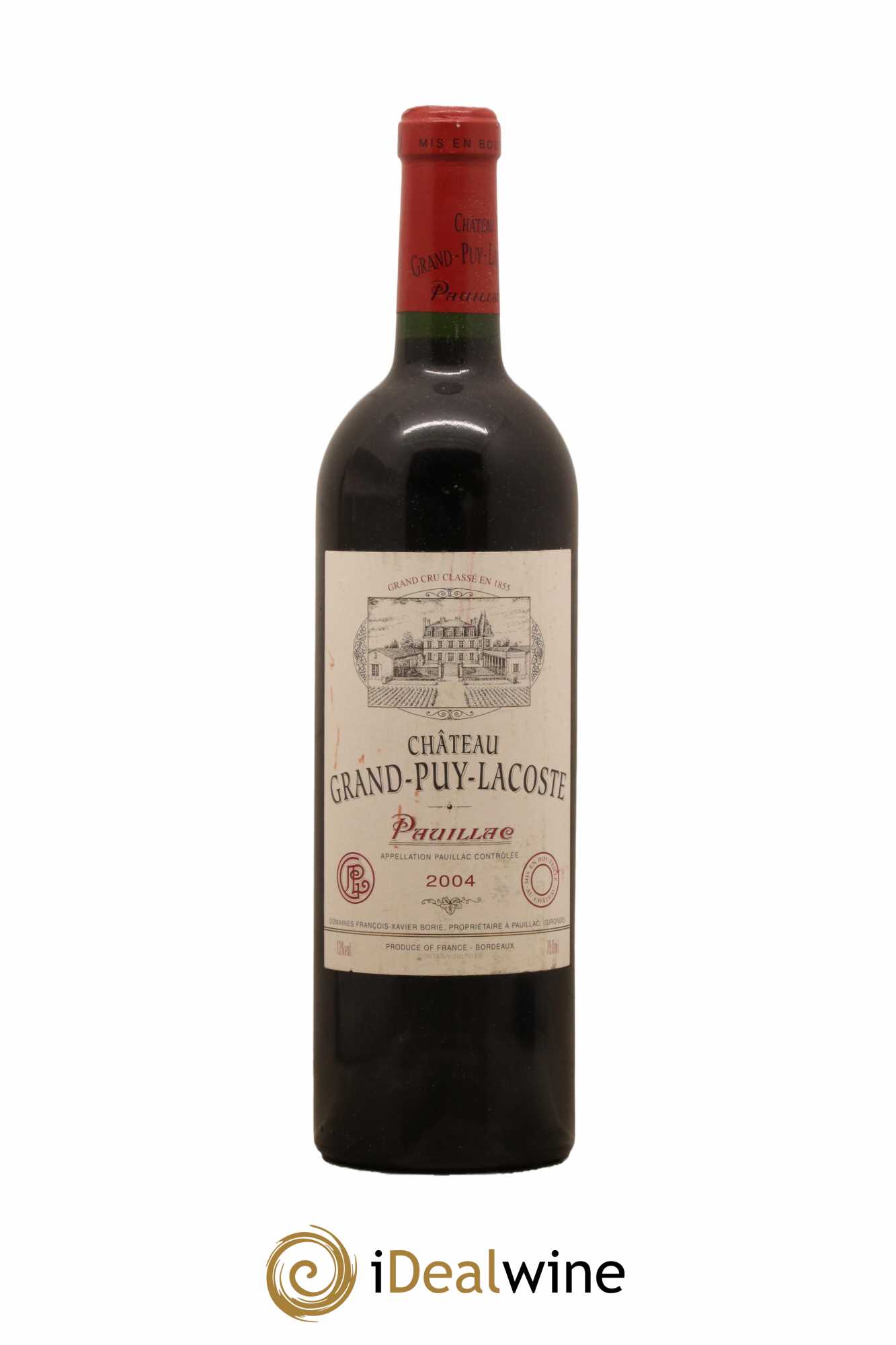Château Grand Puy Lacoste 5ème Grand Cru Classé 2004 - Lot de 1 bouteille - 0