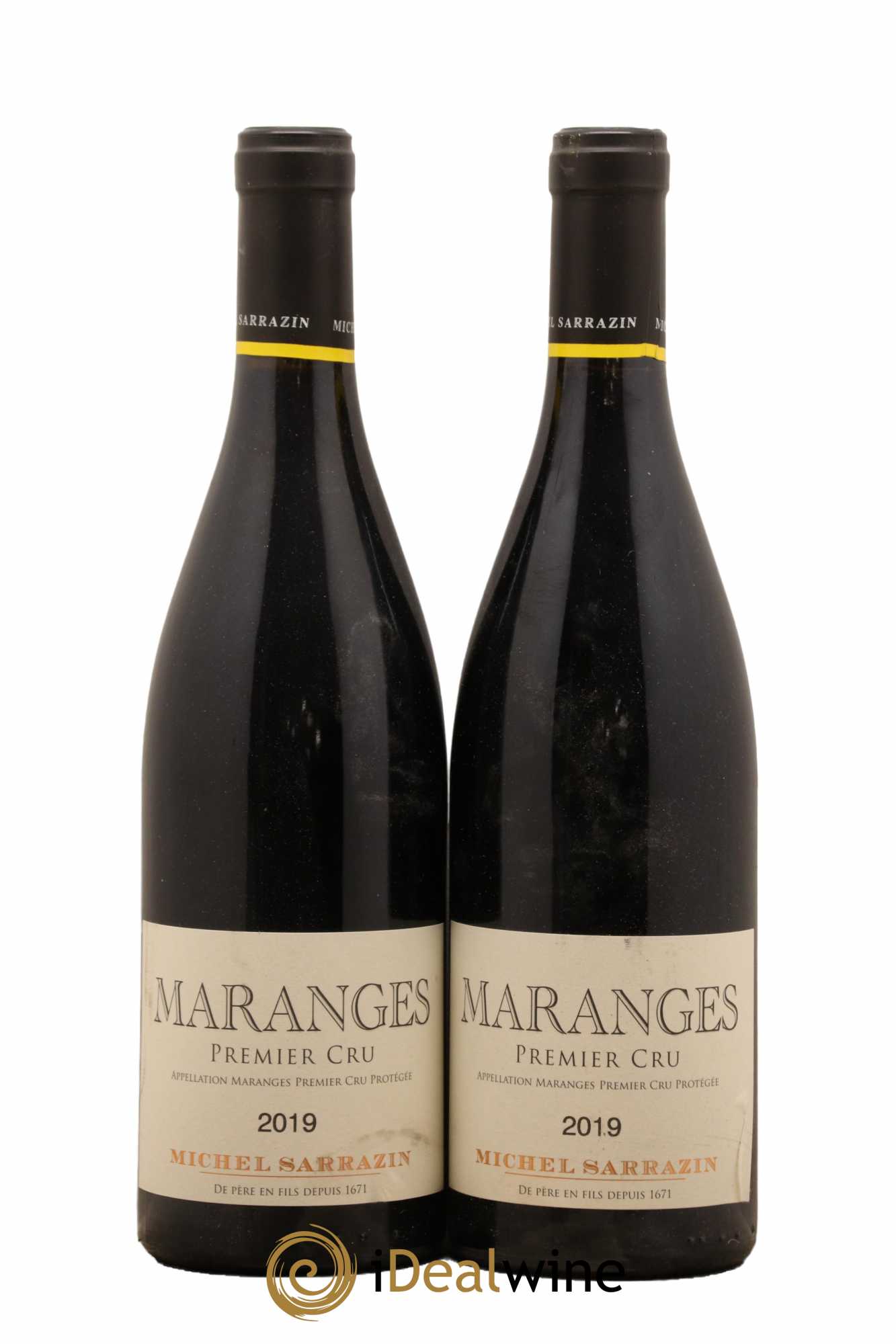 Maranges 1er Cru Michel Sarrazin 2019 - Lot de 2 bouteilles - 0