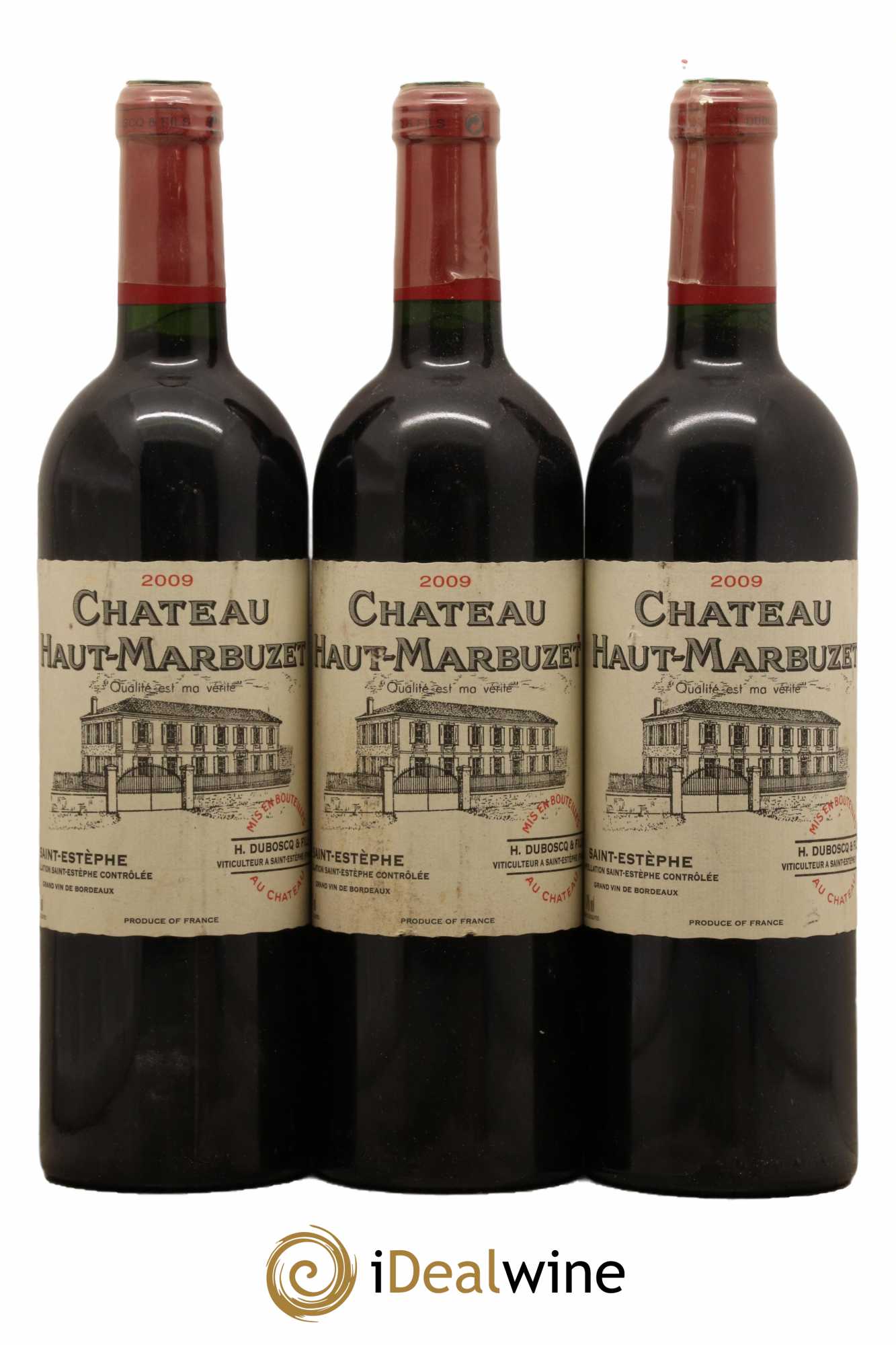 Château Haut Marbuzet 2009 - Lot de 3 bouteilles - 0